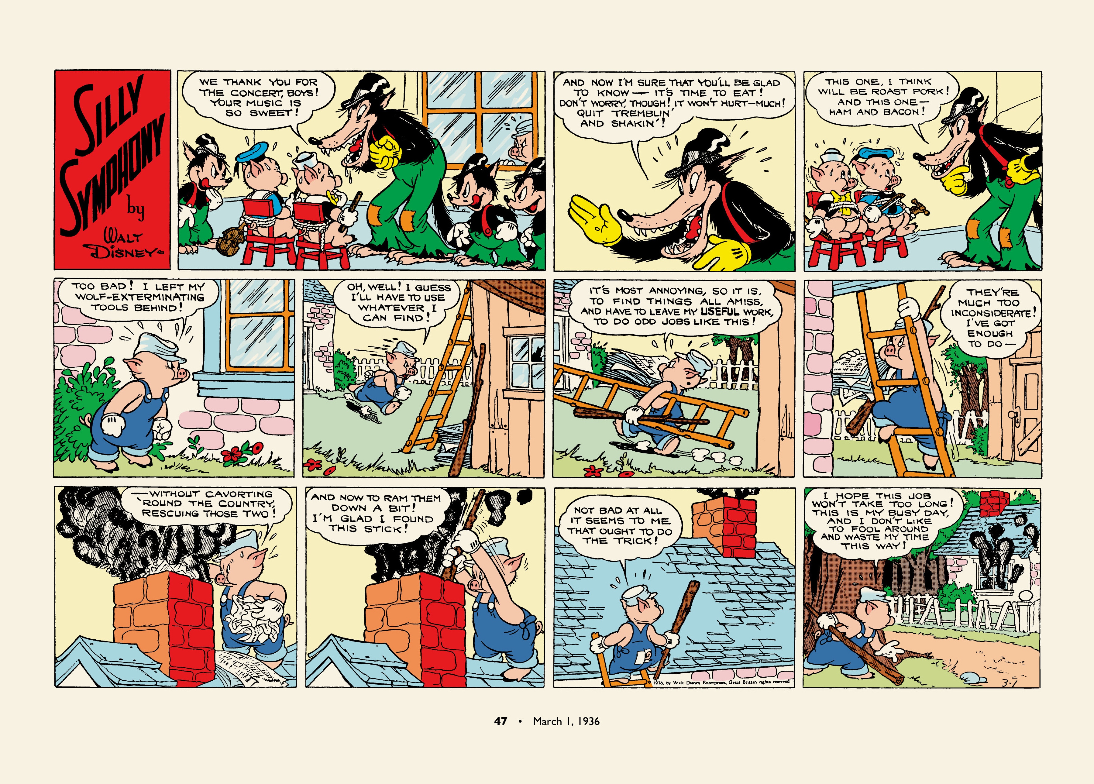 Walt Disney's Silly Symphonies 1935-1939: Starring Donald Duck and the Big Bad Wolf (2023) issue 1 - Page 47