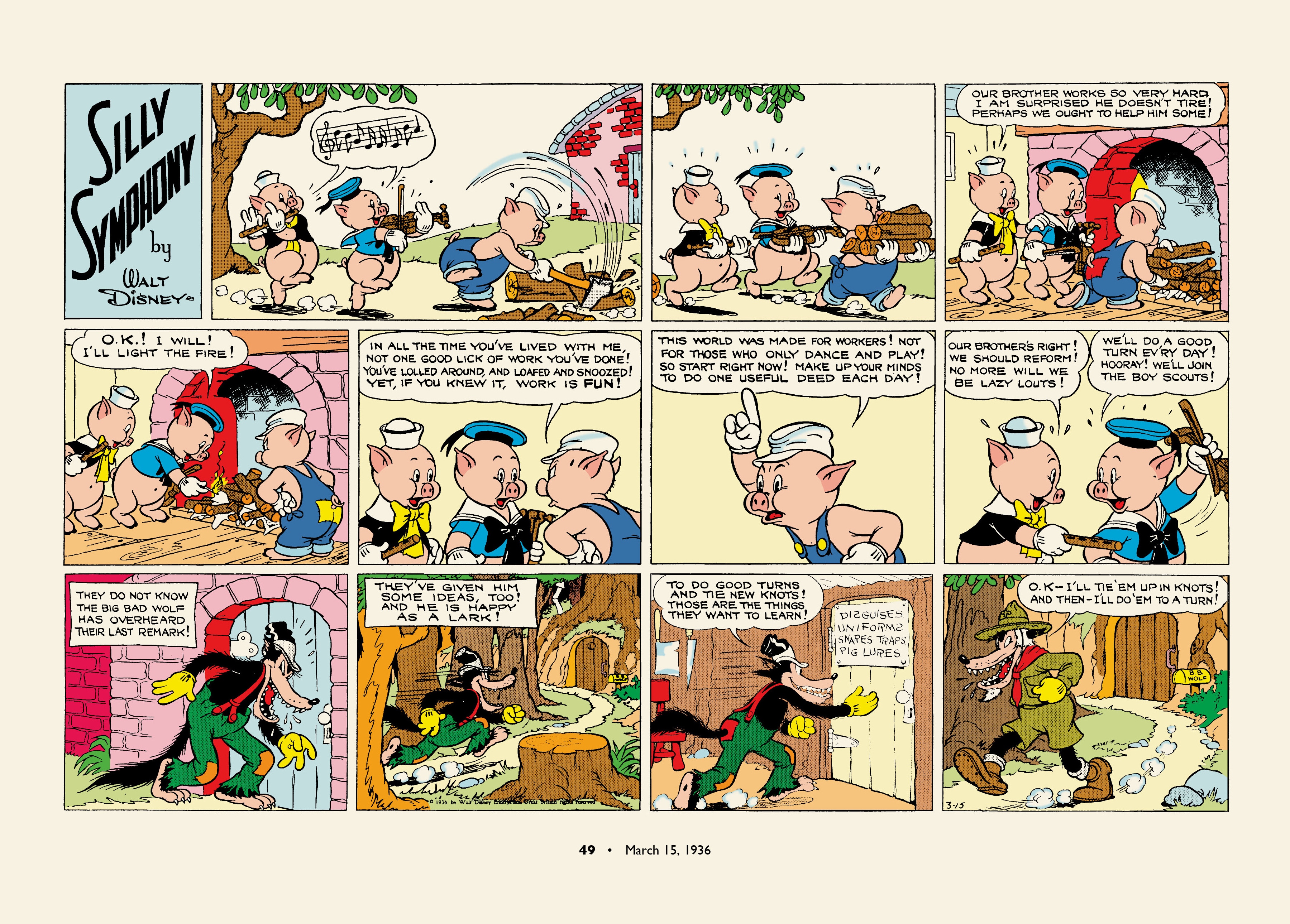 Walt Disney's Silly Symphonies 1935-1939: Starring Donald Duck and the Big Bad Wolf (2023) issue 1 - Page 49