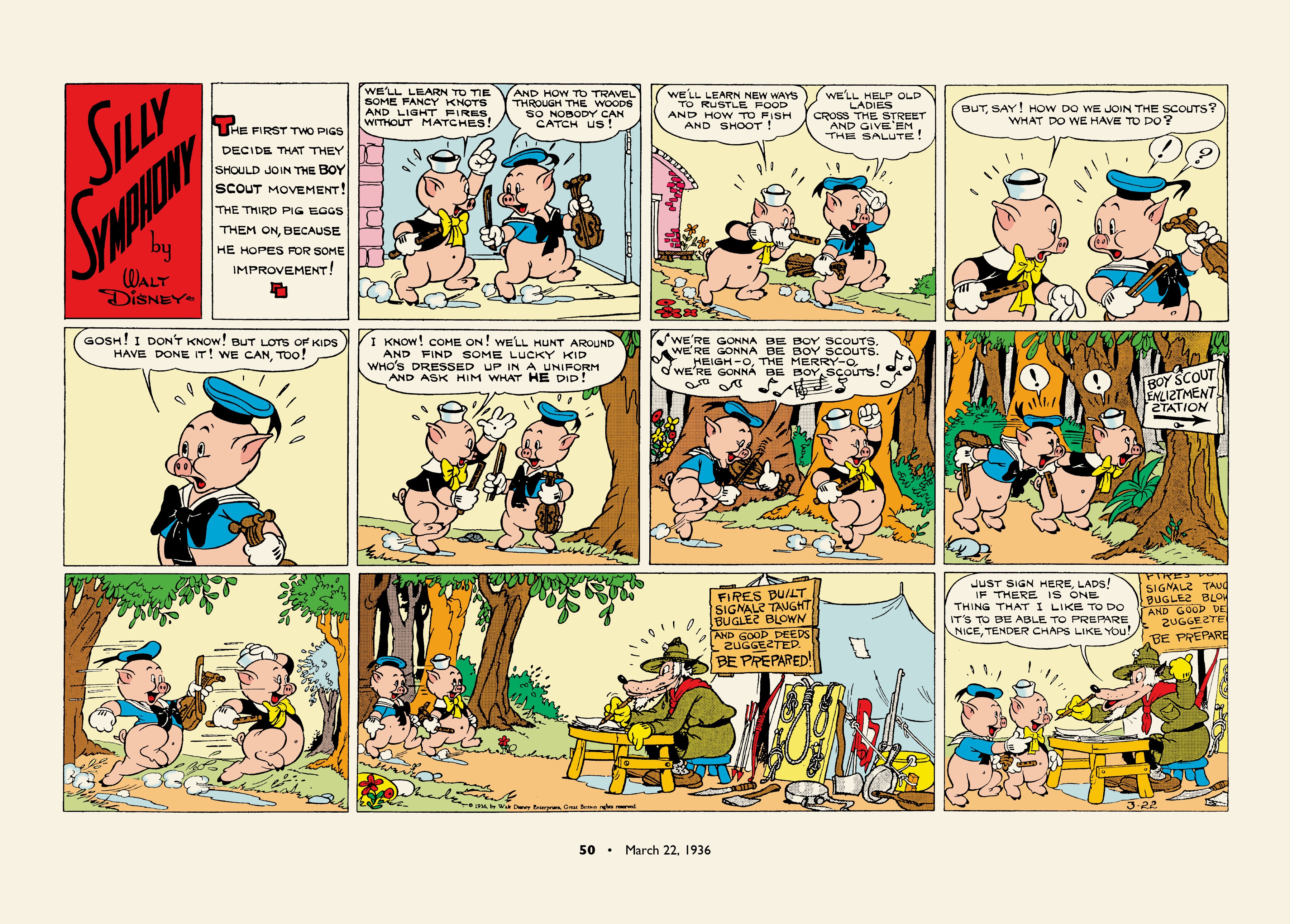 Walt Disney's Silly Symphonies 1935-1939: Starring Donald Duck and the Big Bad Wolf (2023) issue 1 - Page 50