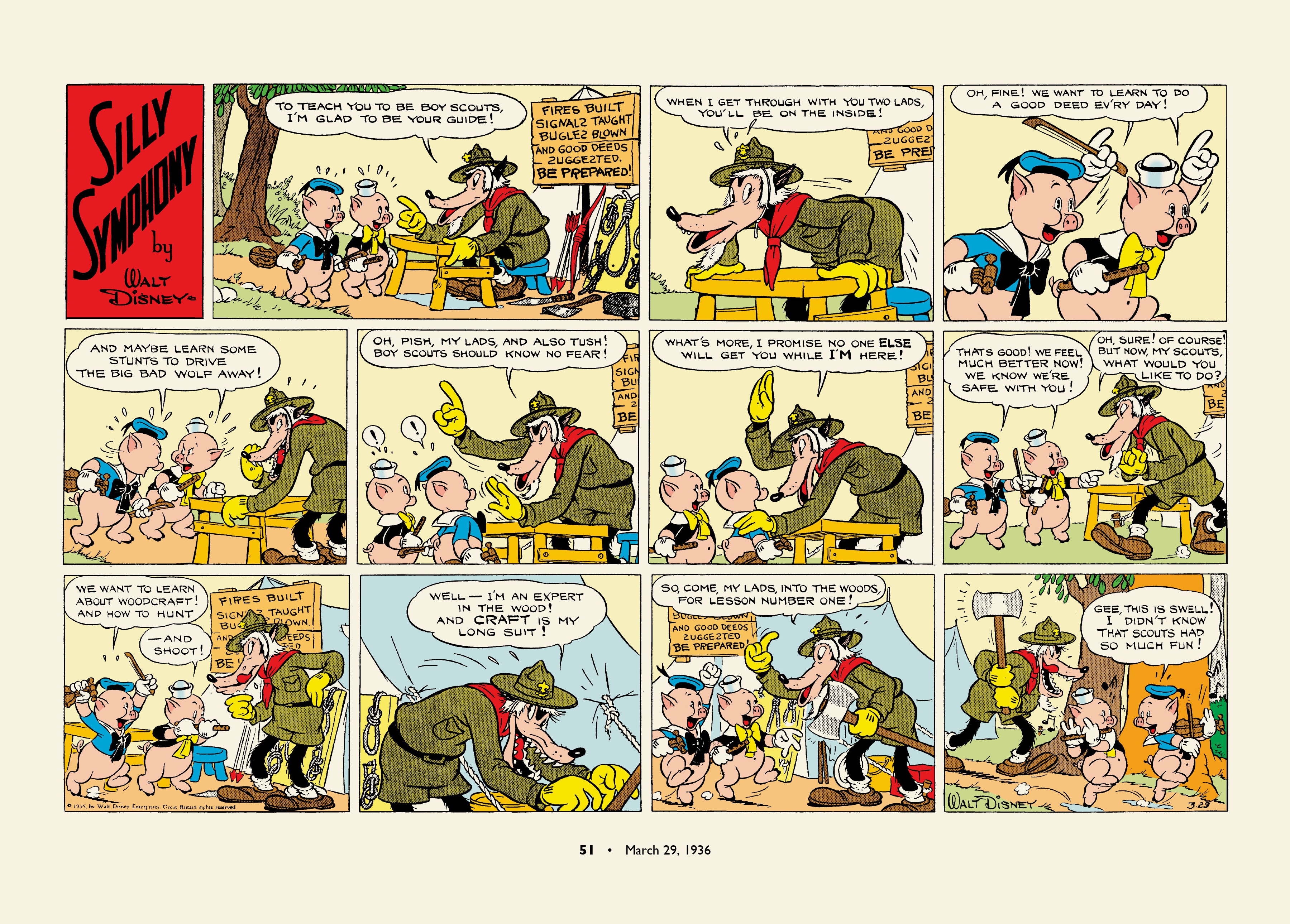 Walt Disney's Silly Symphonies 1935-1939: Starring Donald Duck and the Big Bad Wolf (2023) issue 1 - Page 51