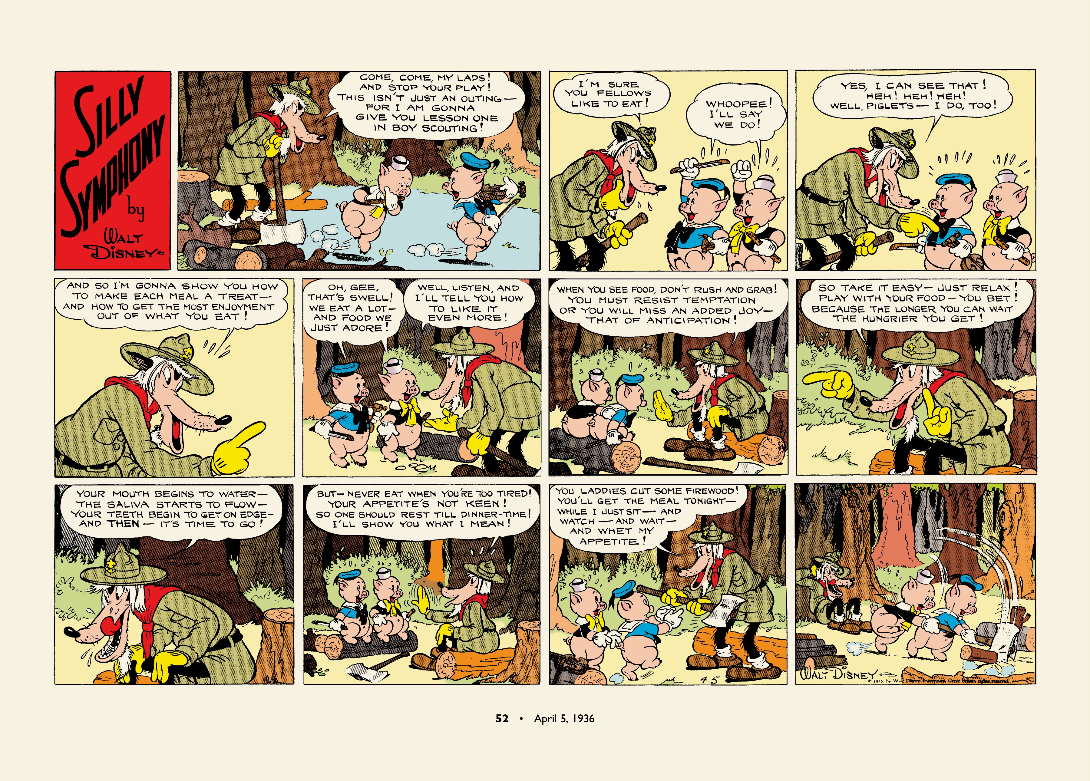 Walt Disney's Silly Symphonies 1935-1939: Starring Donald Duck and the Big Bad Wolf (2023) issue 1 - Page 52