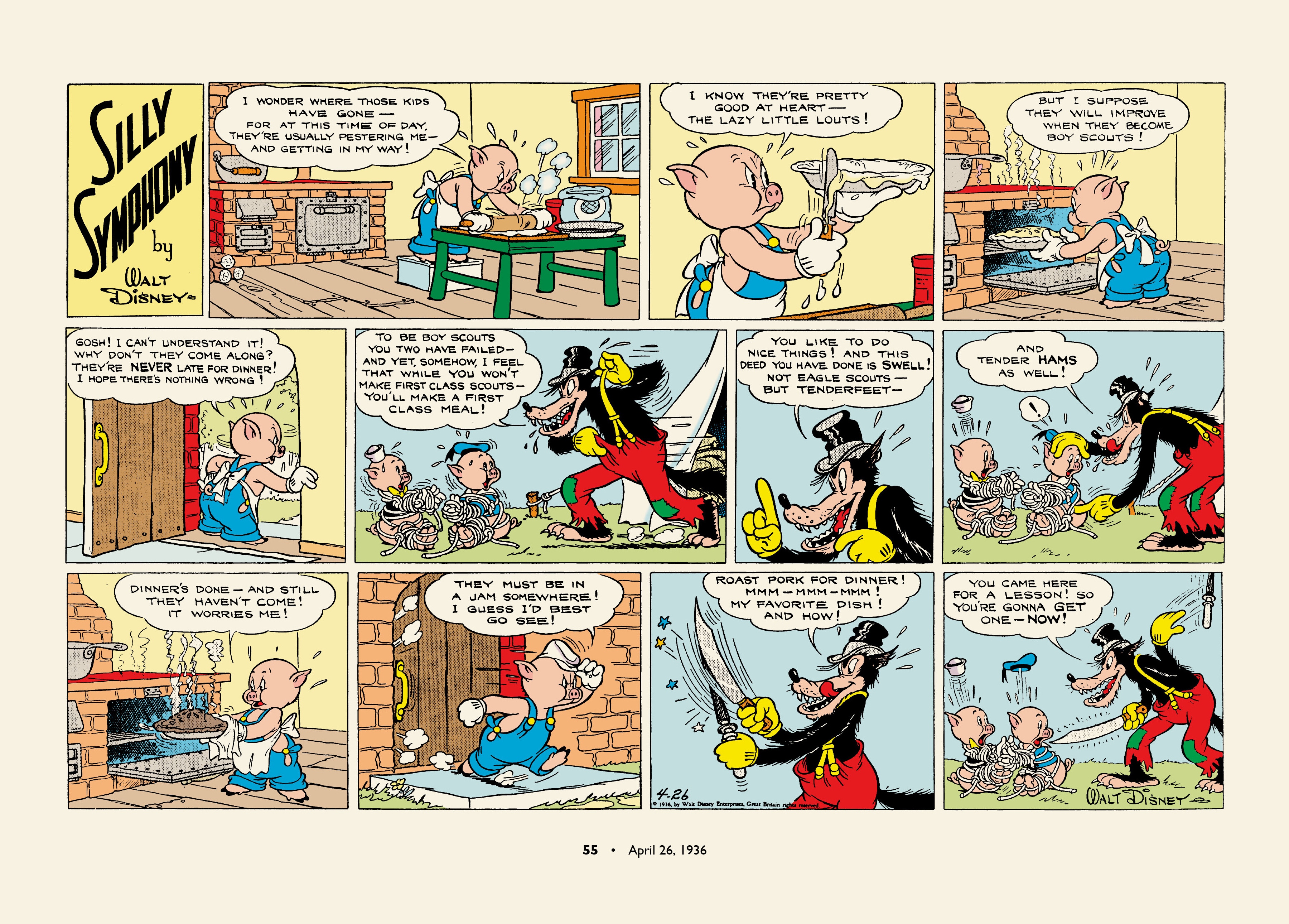 Walt Disney's Silly Symphonies 1935-1939: Starring Donald Duck and the Big Bad Wolf (2023) issue 1 - Page 55