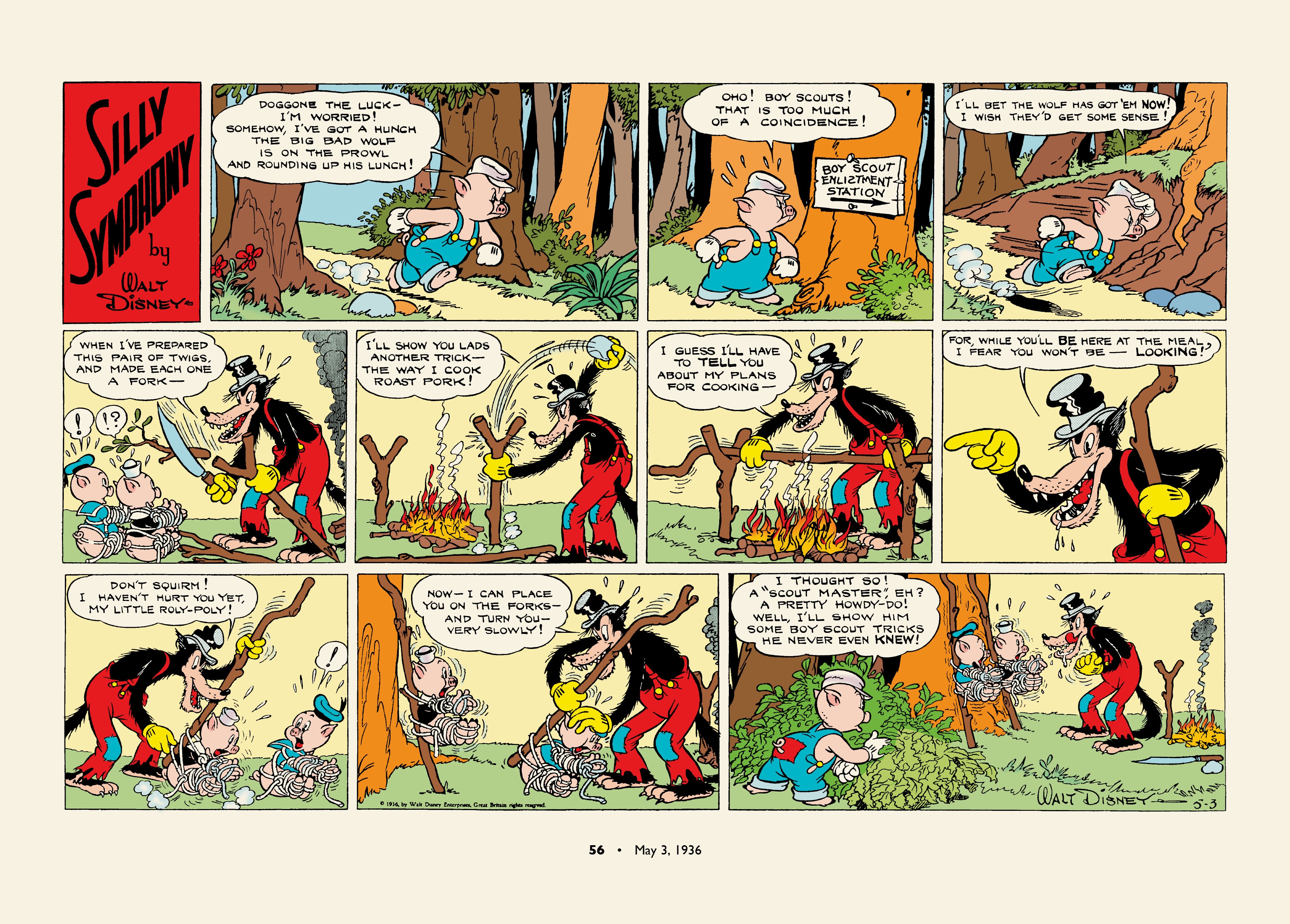 Walt Disney's Silly Symphonies 1935-1939: Starring Donald Duck and the Big Bad Wolf (2023) issue 1 - Page 56