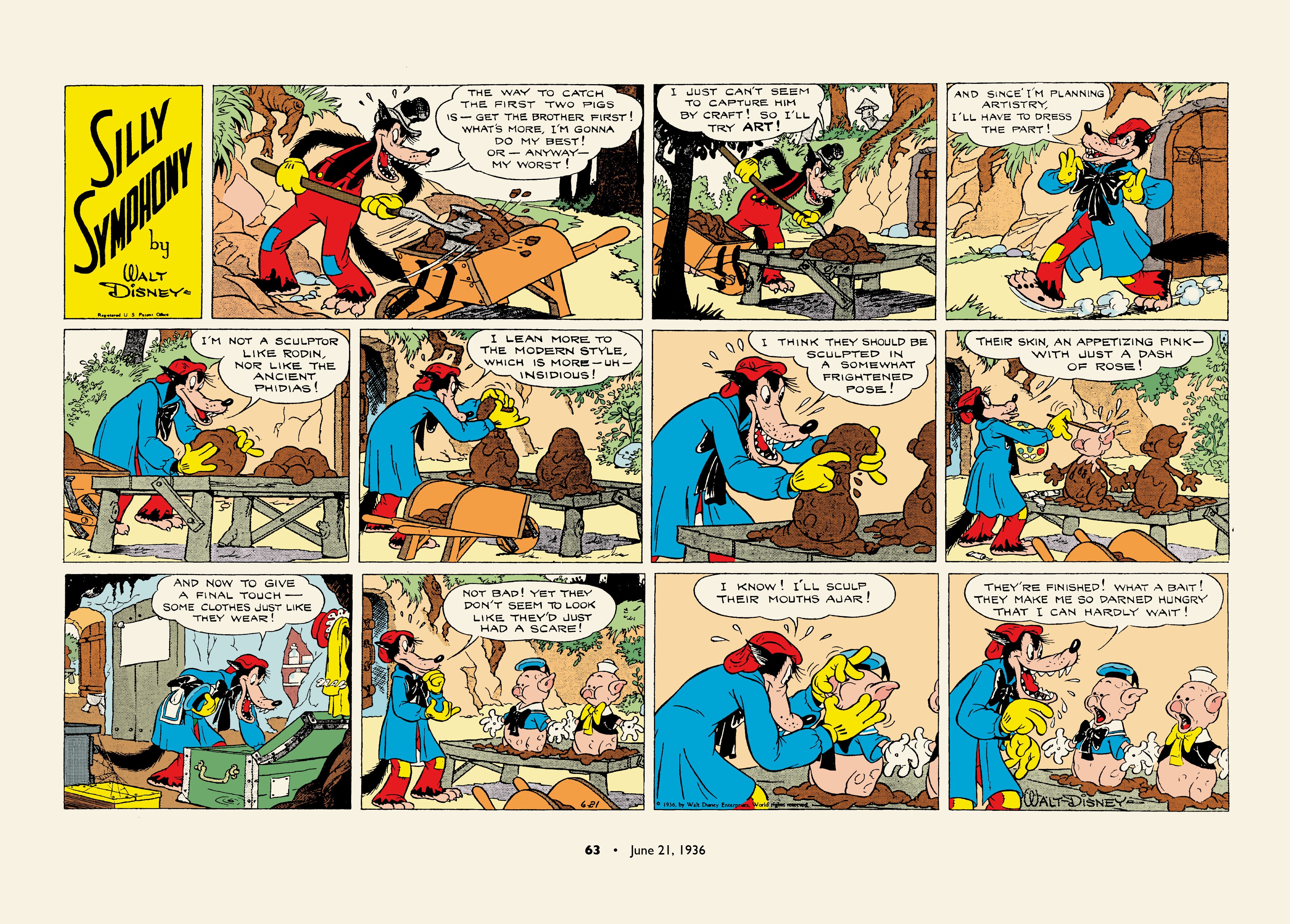 Walt Disney's Silly Symphonies 1935-1939: Starring Donald Duck and the Big Bad Wolf (2023) issue 1 - Page 63