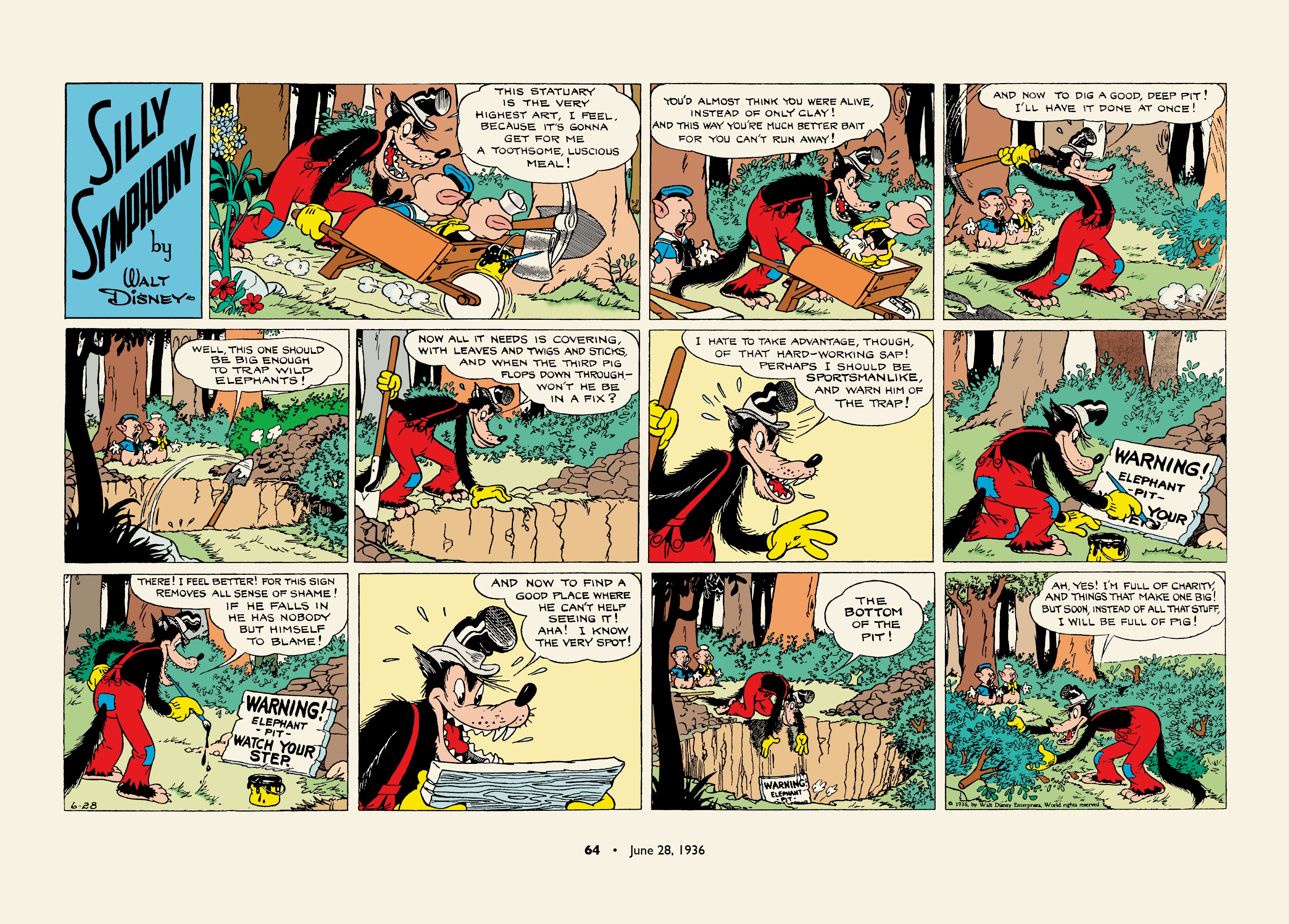 Walt Disney's Silly Symphonies 1935-1939: Starring Donald Duck and the Big Bad Wolf (2023) issue 1 - Page 64