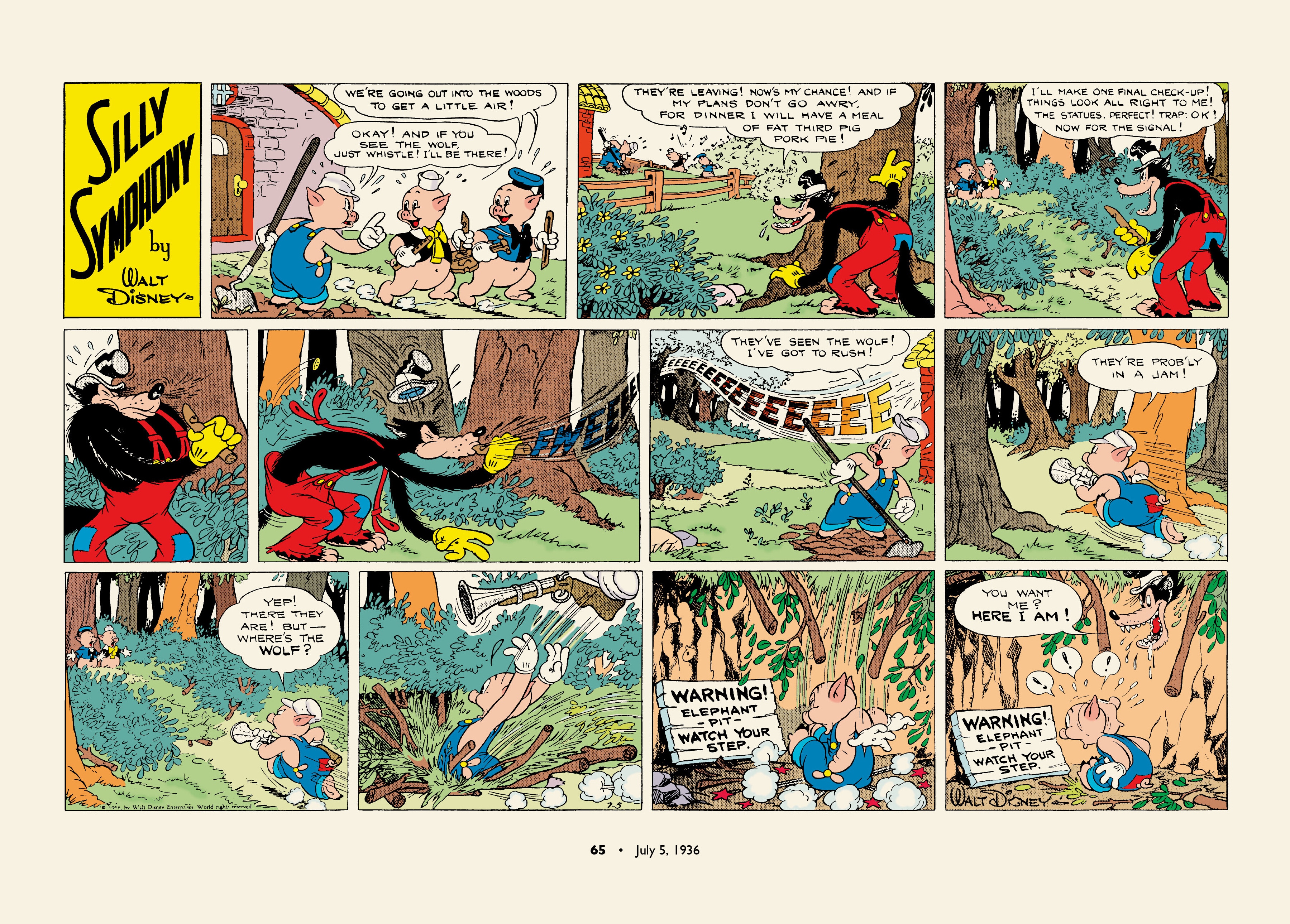 Walt Disney's Silly Symphonies 1935-1939: Starring Donald Duck and the Big Bad Wolf (2023) issue 1 - Page 65