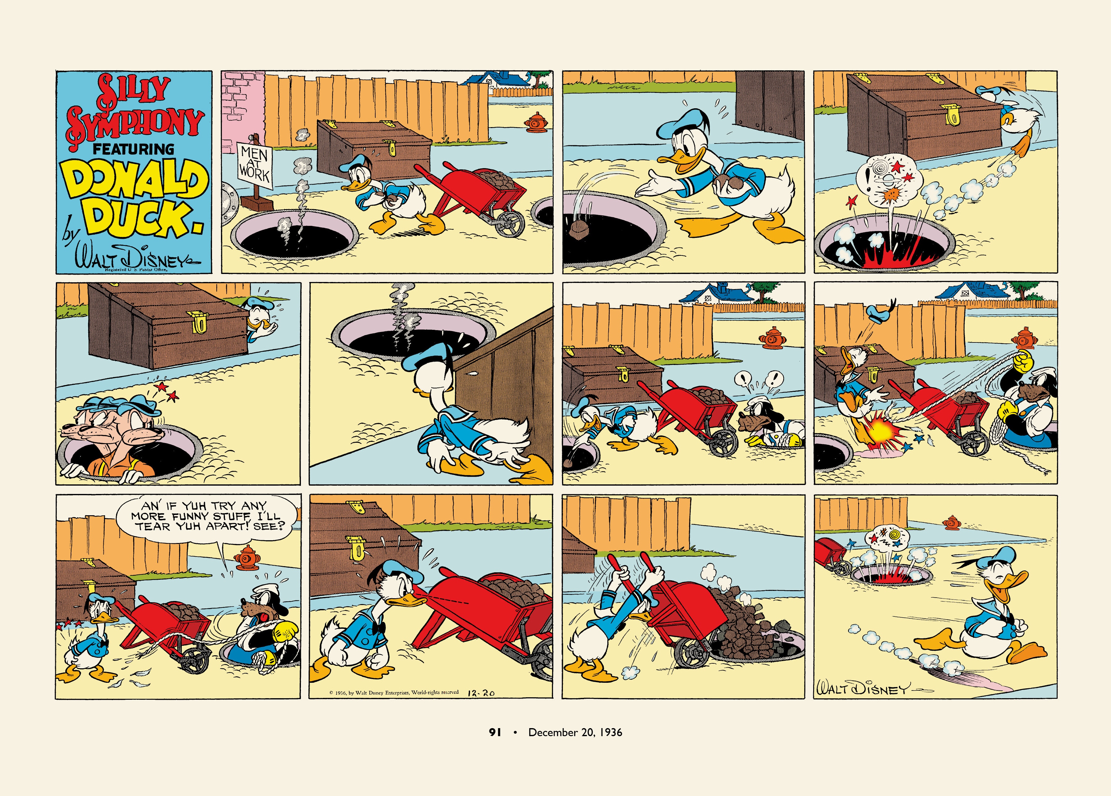 Walt Disney's Silly Symphonies 1935-1939: Starring Donald Duck and the Big Bad Wolf (2023) issue 1 - Page 91