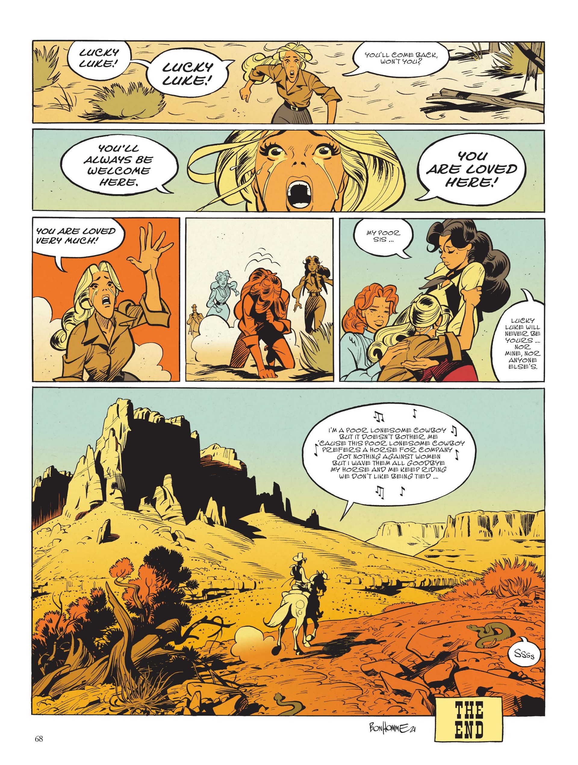 Wanted: Lucky Luke (2021) issue 1 - Page 70