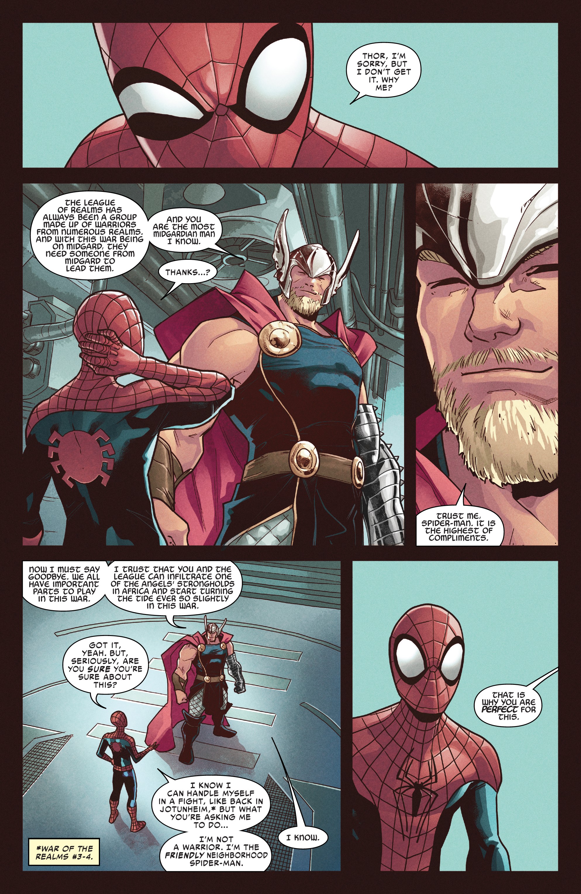 War Of The Realms: Spider-Man & The League Of Realms (2019-) issue 1 - Page 6