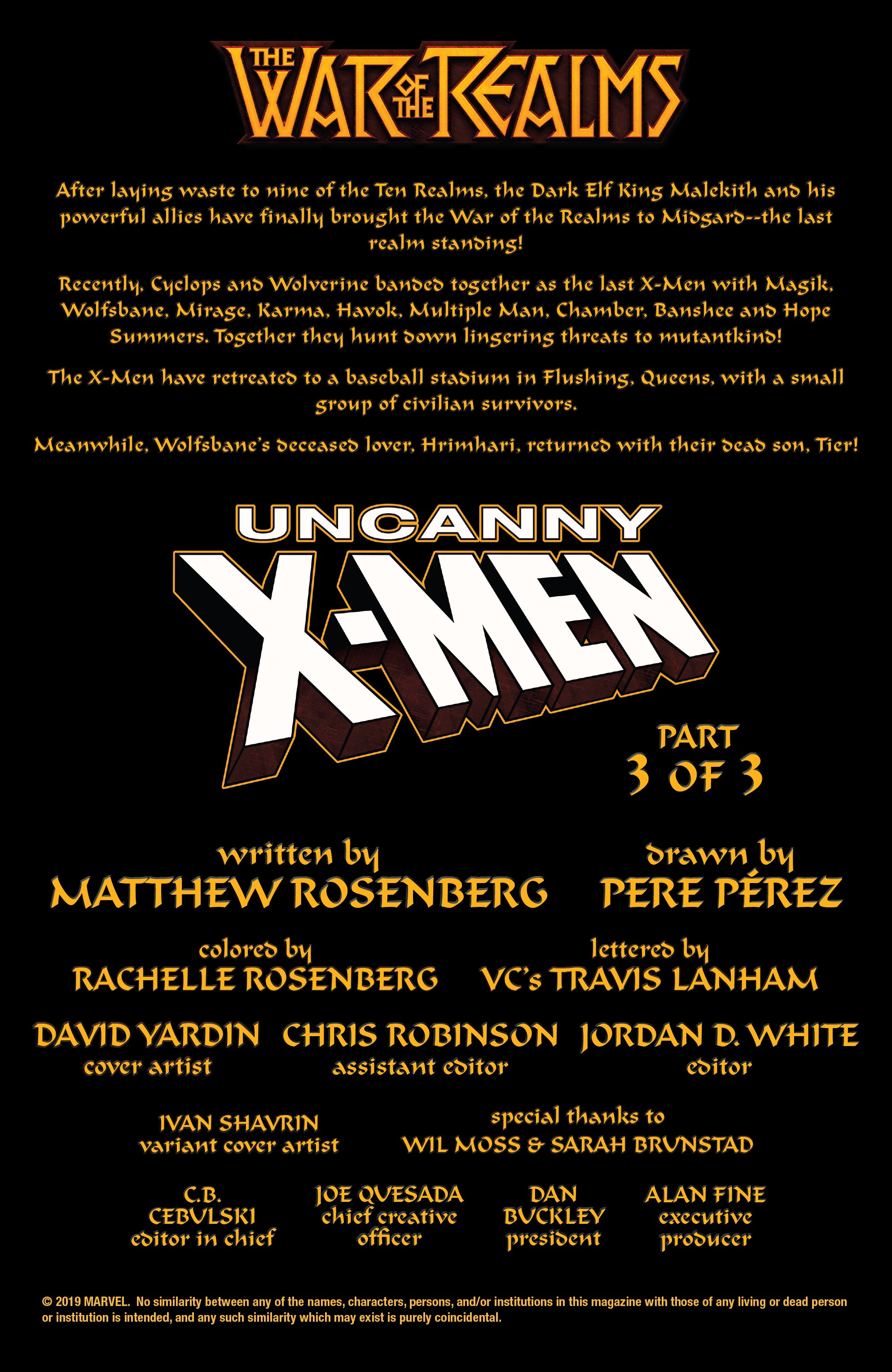 War Of The Realms: Uncanny X-Men (2019-): Chapter 3 - Page 2