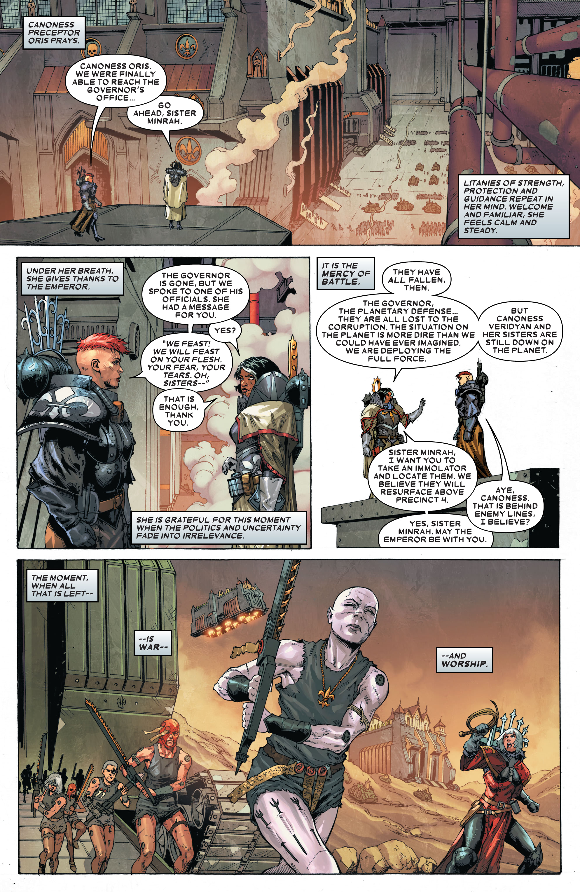 Warhammer 40,000: Sisters Of Battle (2021) issue 4 - Page 17