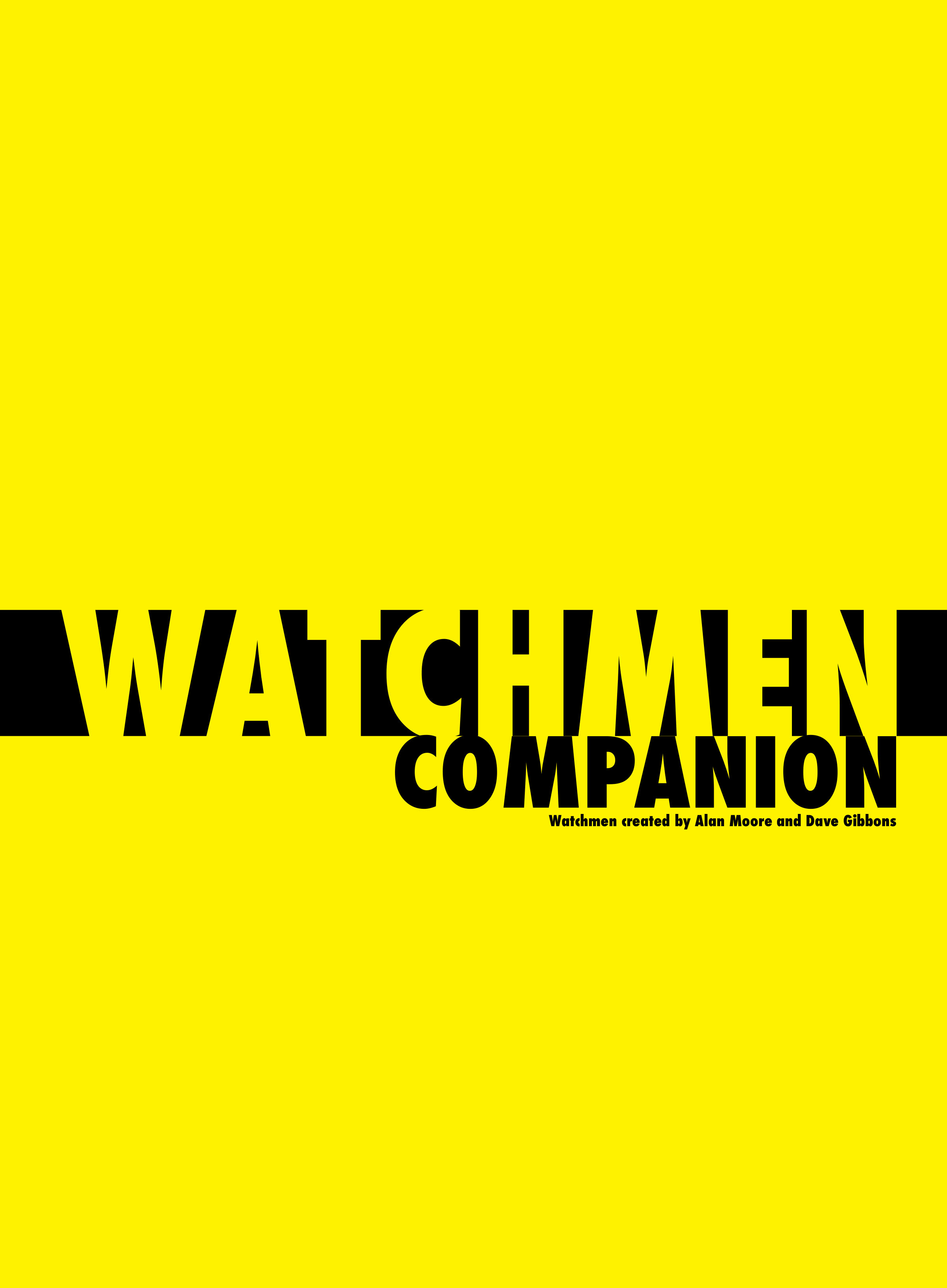 Watchmen Companion (2019): Chapter 1 - Page 2