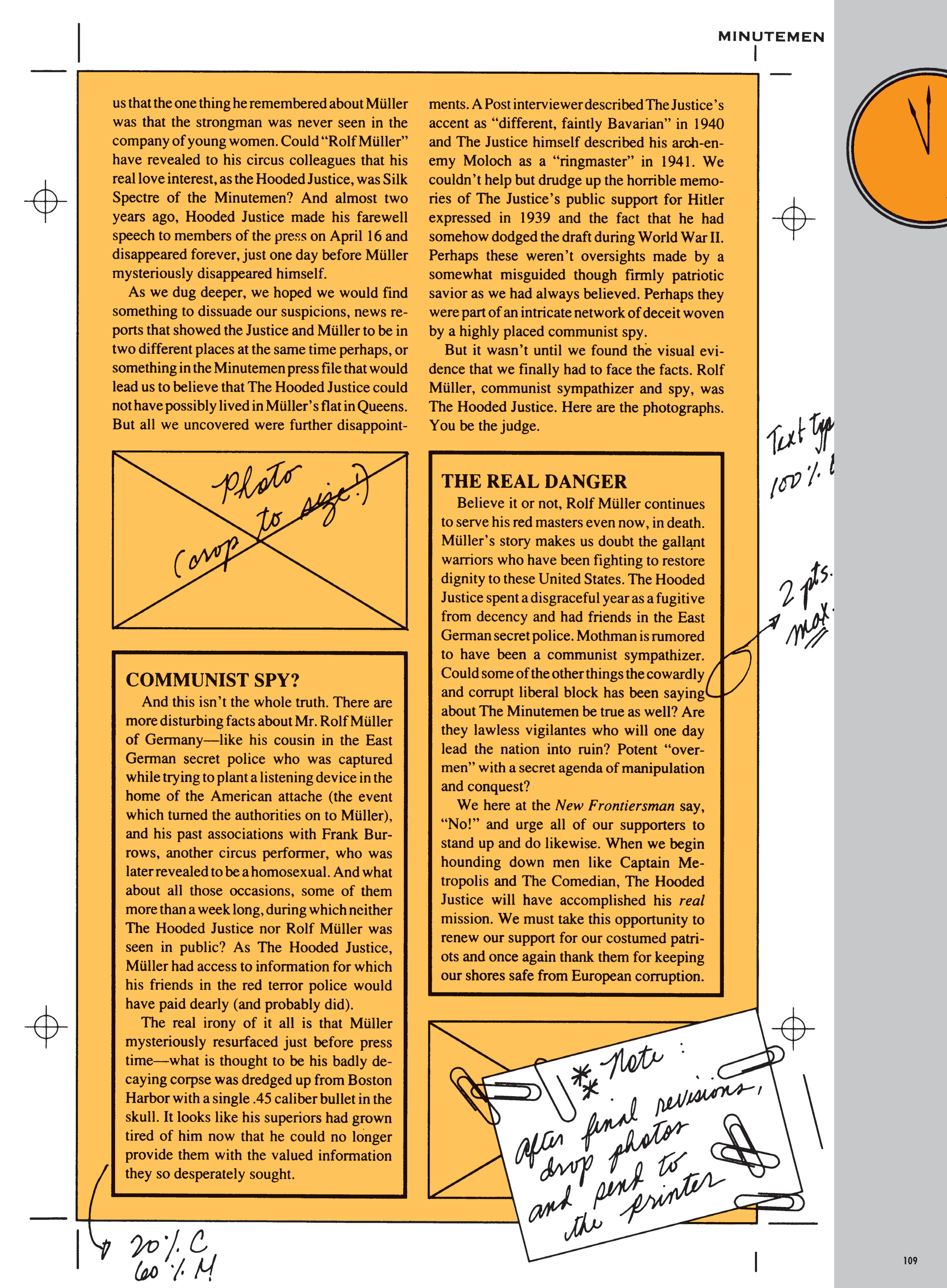 Watchmen Companion (2019) issue 1 - Page 108