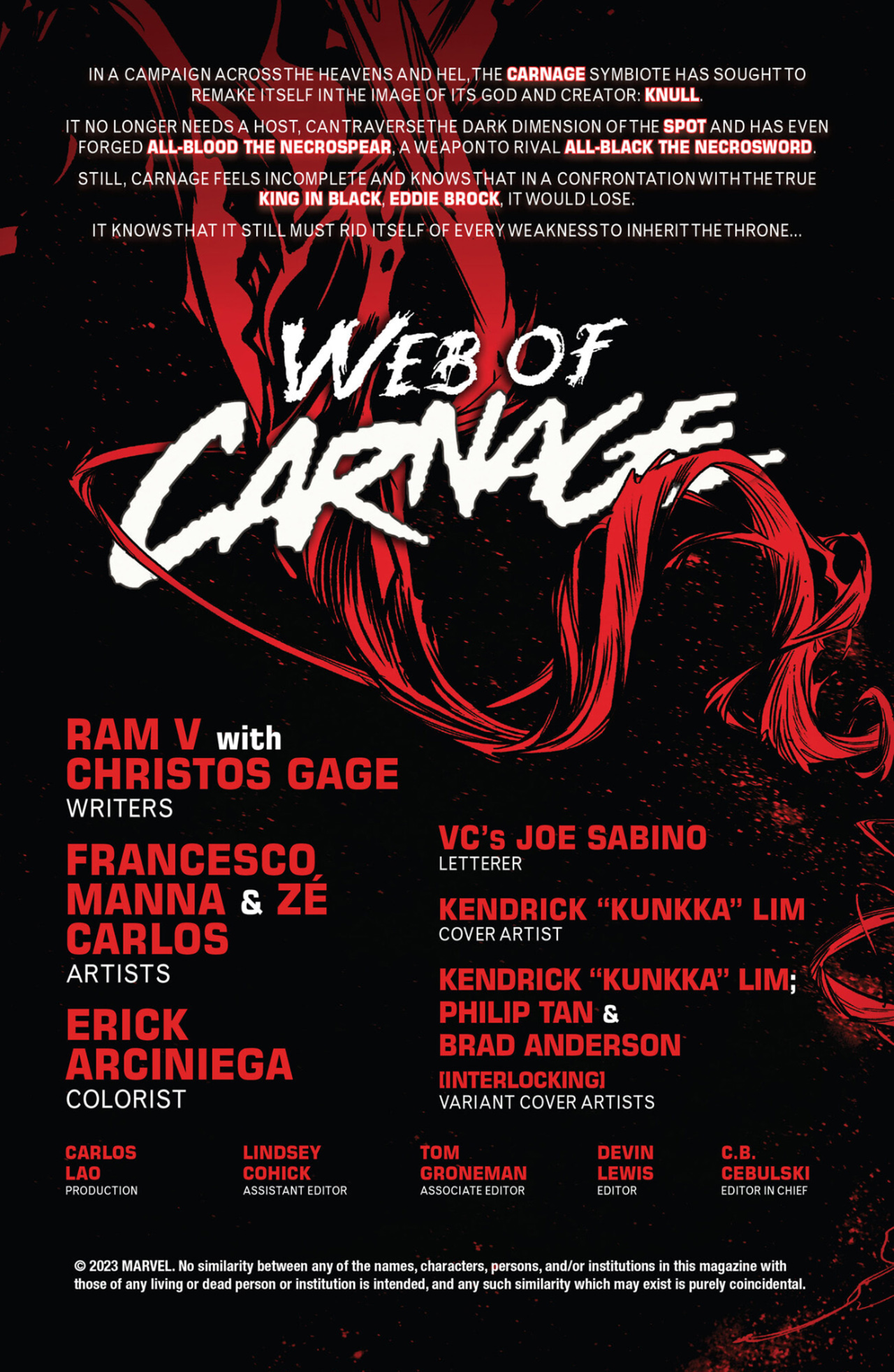 Web of Carnage (2023-) issue 1 - Page 2