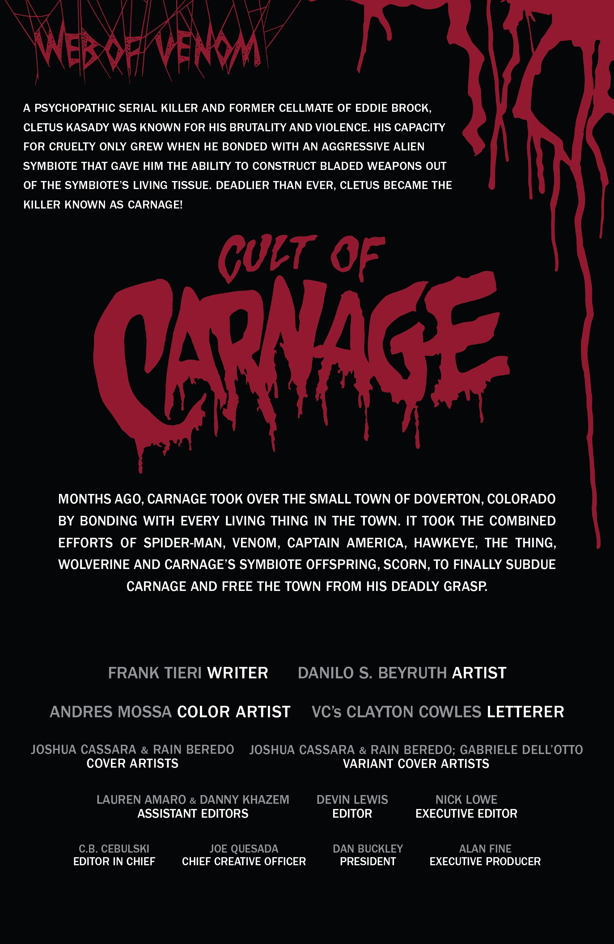 Web Of Venom: Cult Of Carnage (2019): Chapter 1 - Page 2