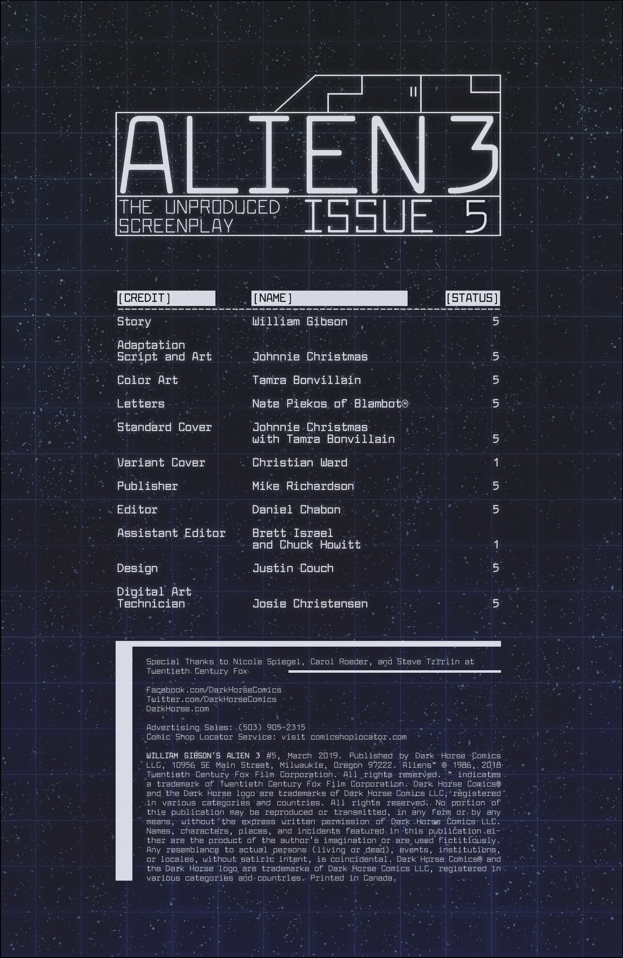 William Gibson's Alien 3 (2018-): Chapter 5 - Page 2