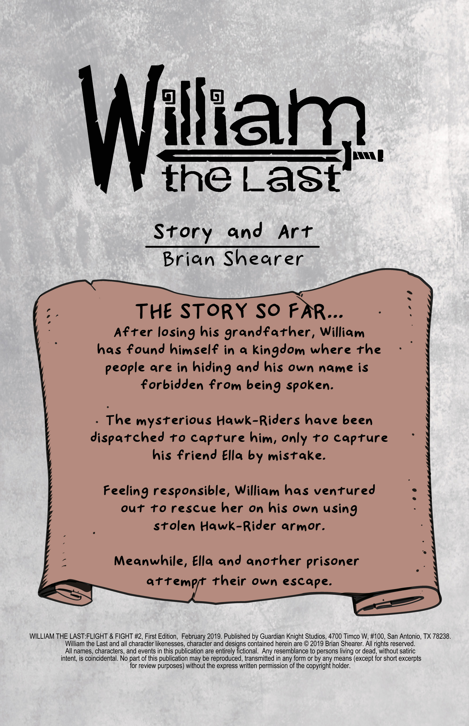 William the Last: Fight and Flight (2019-): Chapter 2 - Page 2