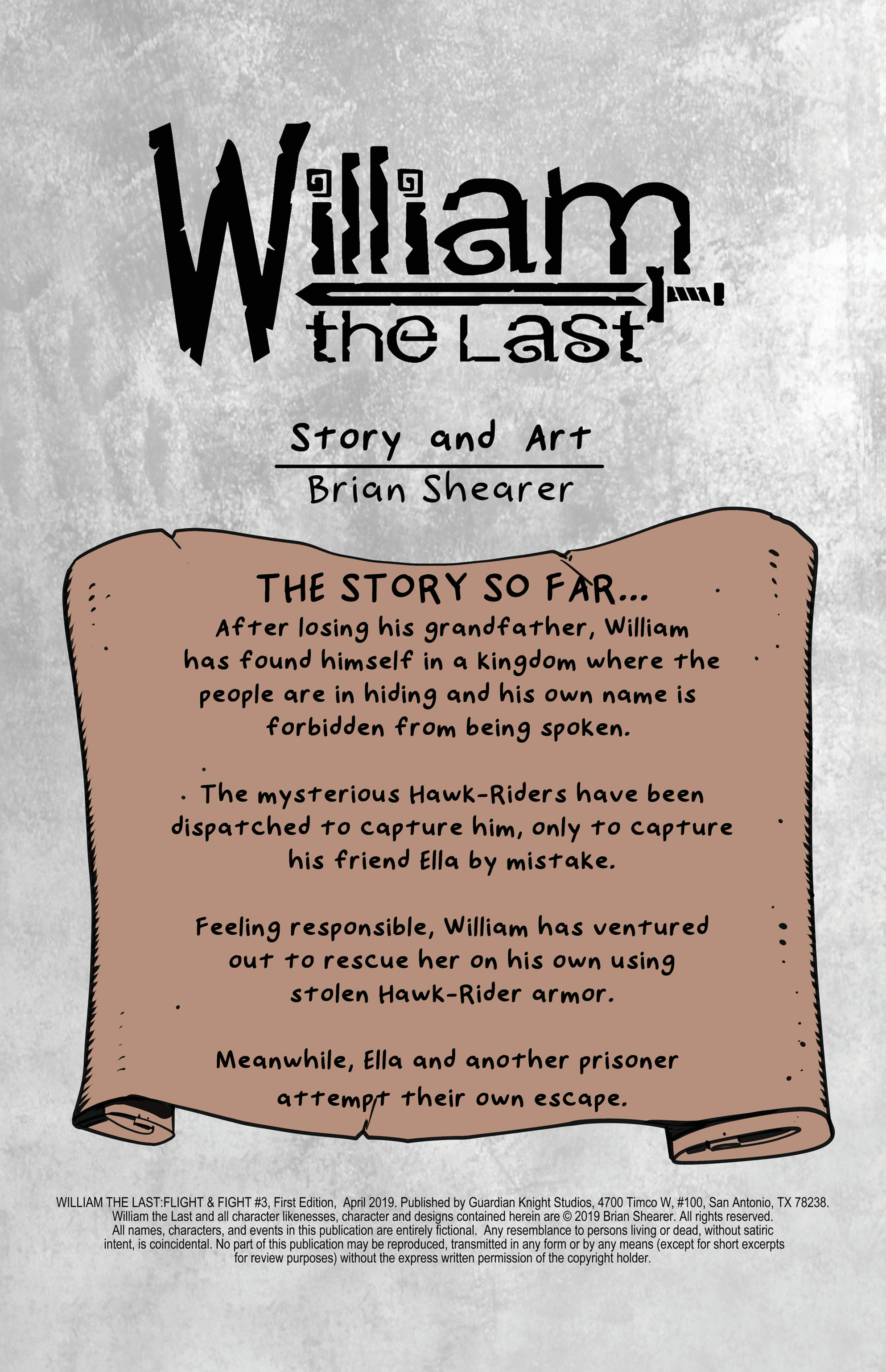 William the Last: Fight and Flight (2019-): Chapter 3 - Page 2