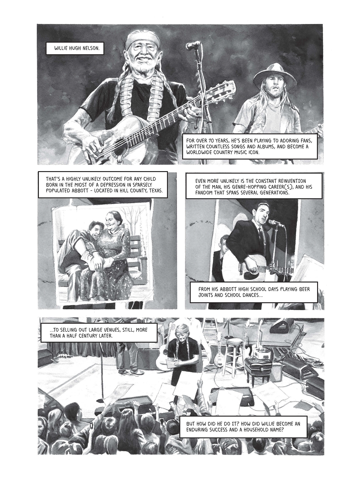 Willie Nelson: A Graphic History issue 1 - Page 5