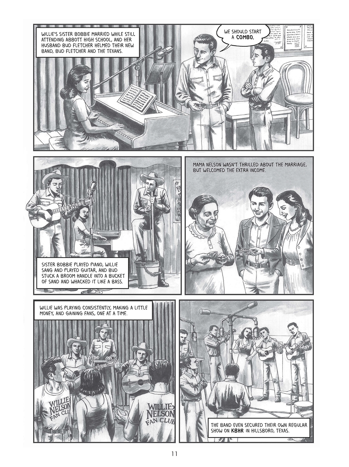 Willie Nelson: A Graphic History issue 1 - Page 12