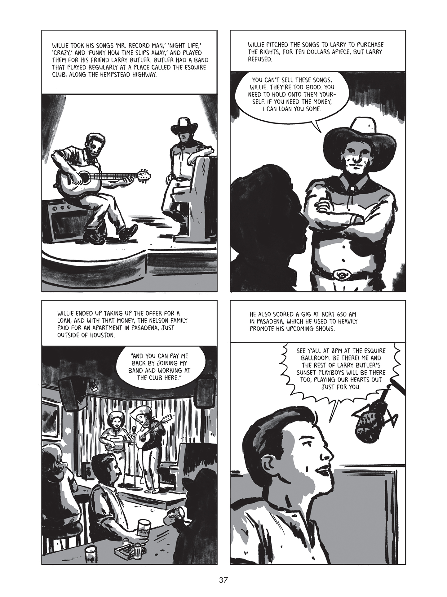 Willie Nelson: A Graphic History issue 1 - Page 38