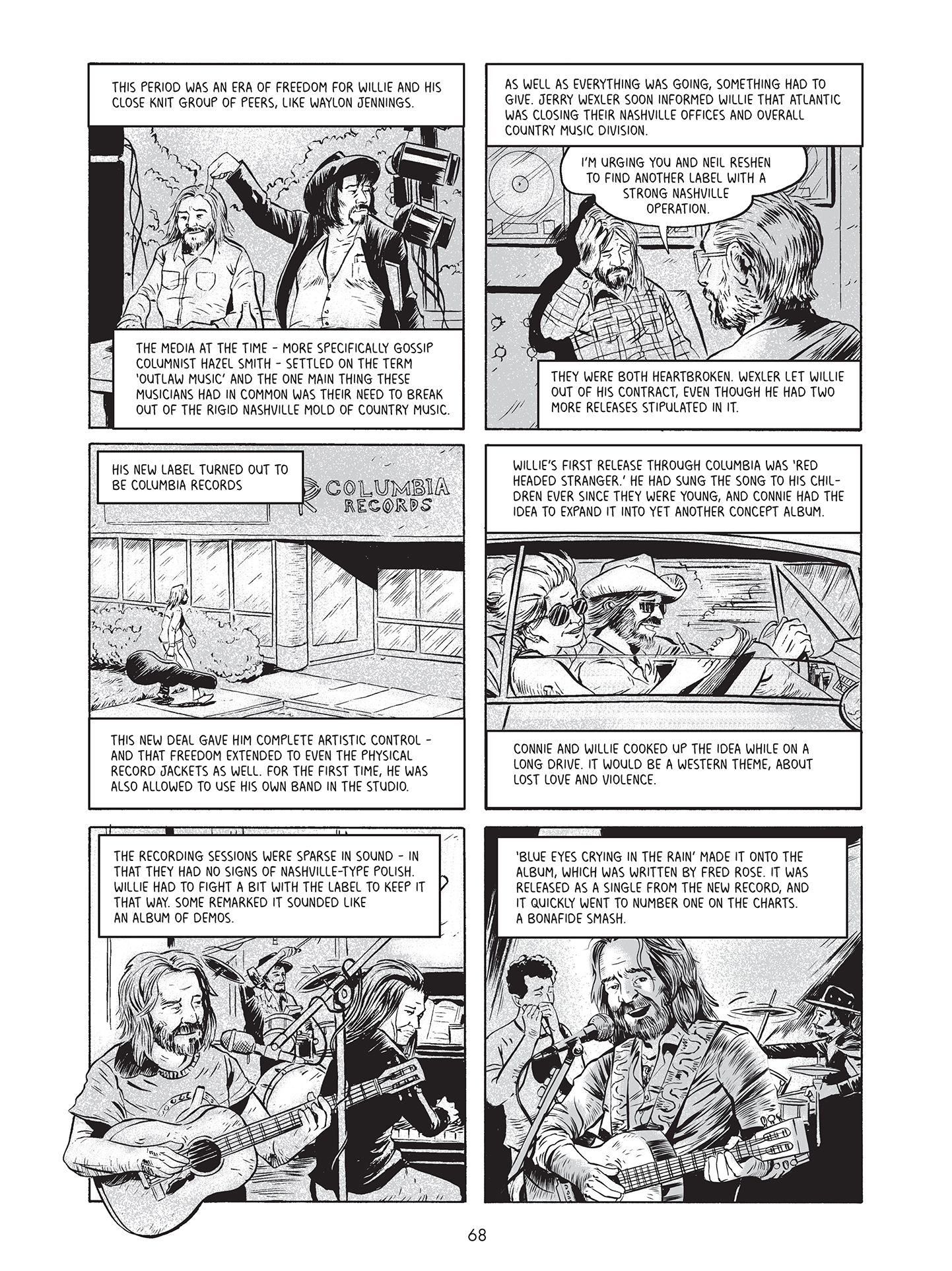 Willie Nelson: A Graphic History issue 1 - Page 69