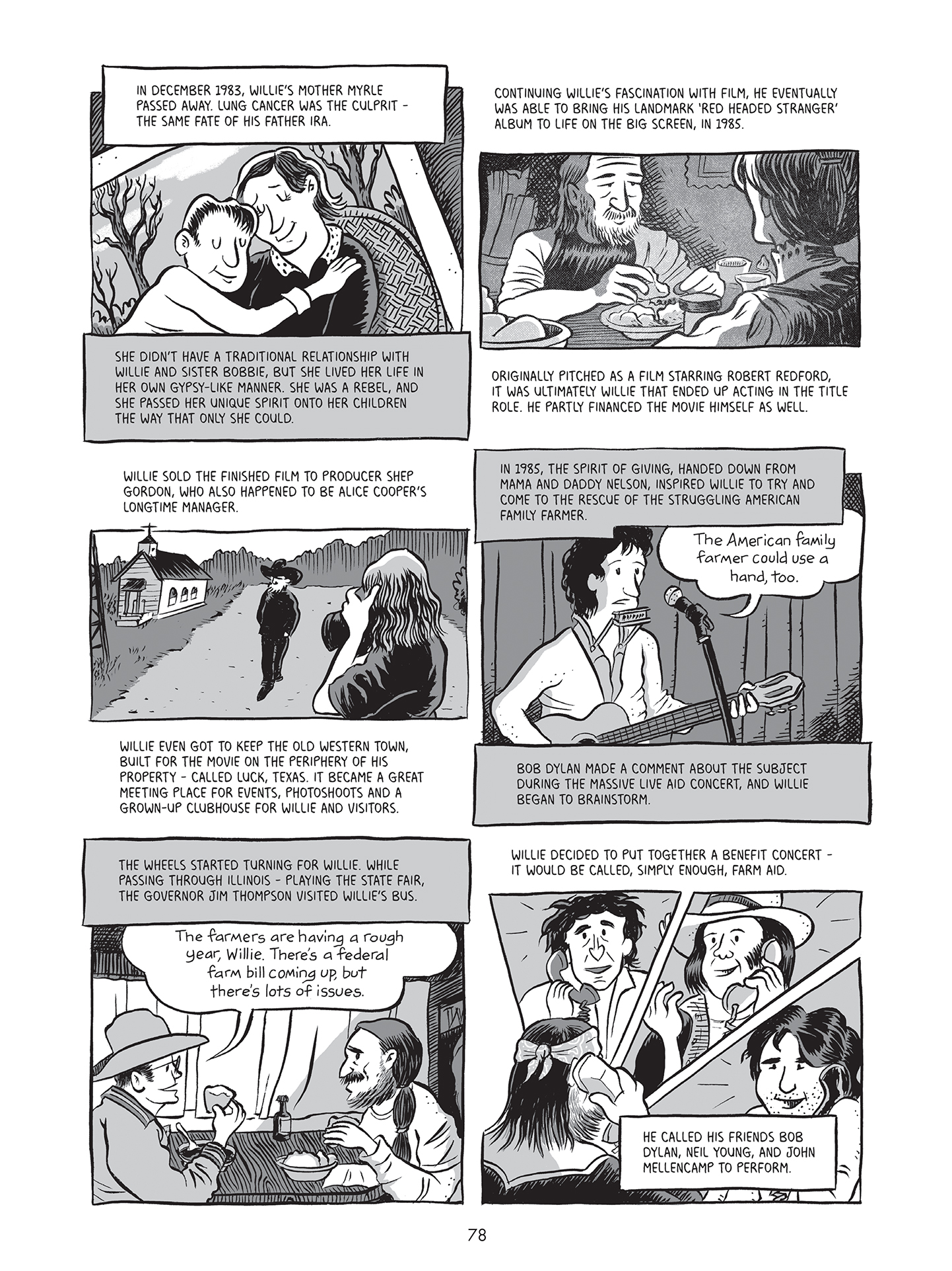 Willie Nelson: A Graphic History issue 1 - Page 79