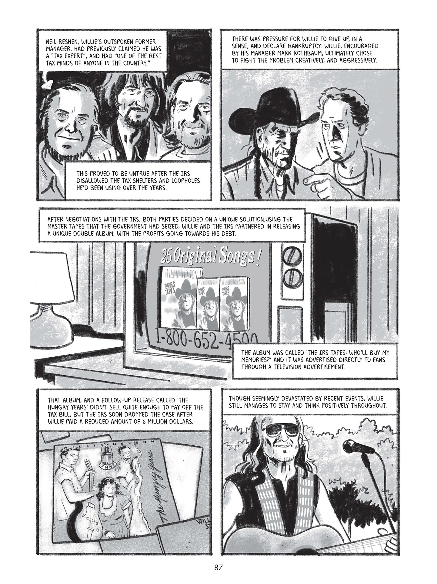 Willie Nelson: A Graphic History issue 1 - Page 88