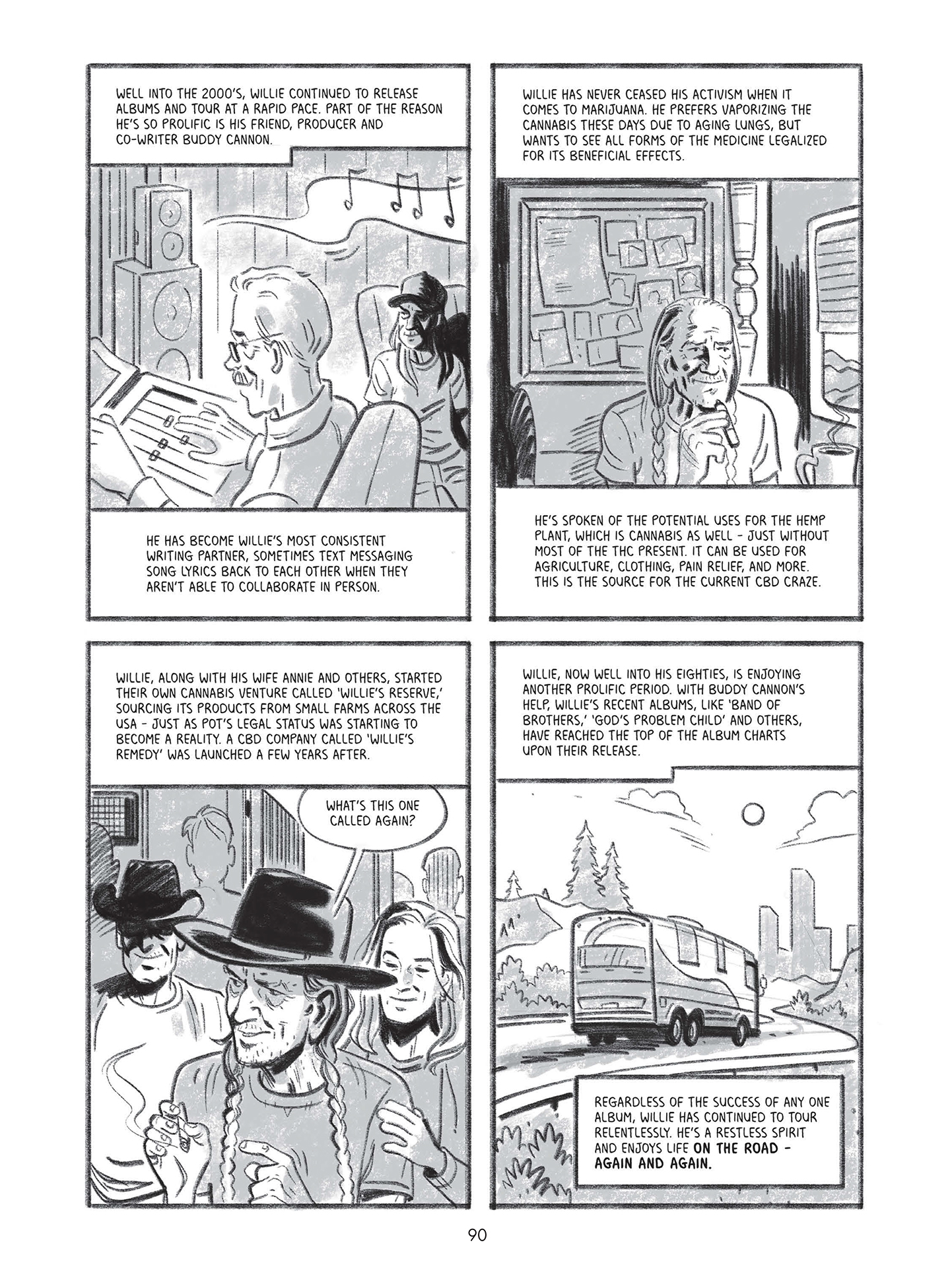 Willie Nelson: A Graphic History issue 1 - Page 91