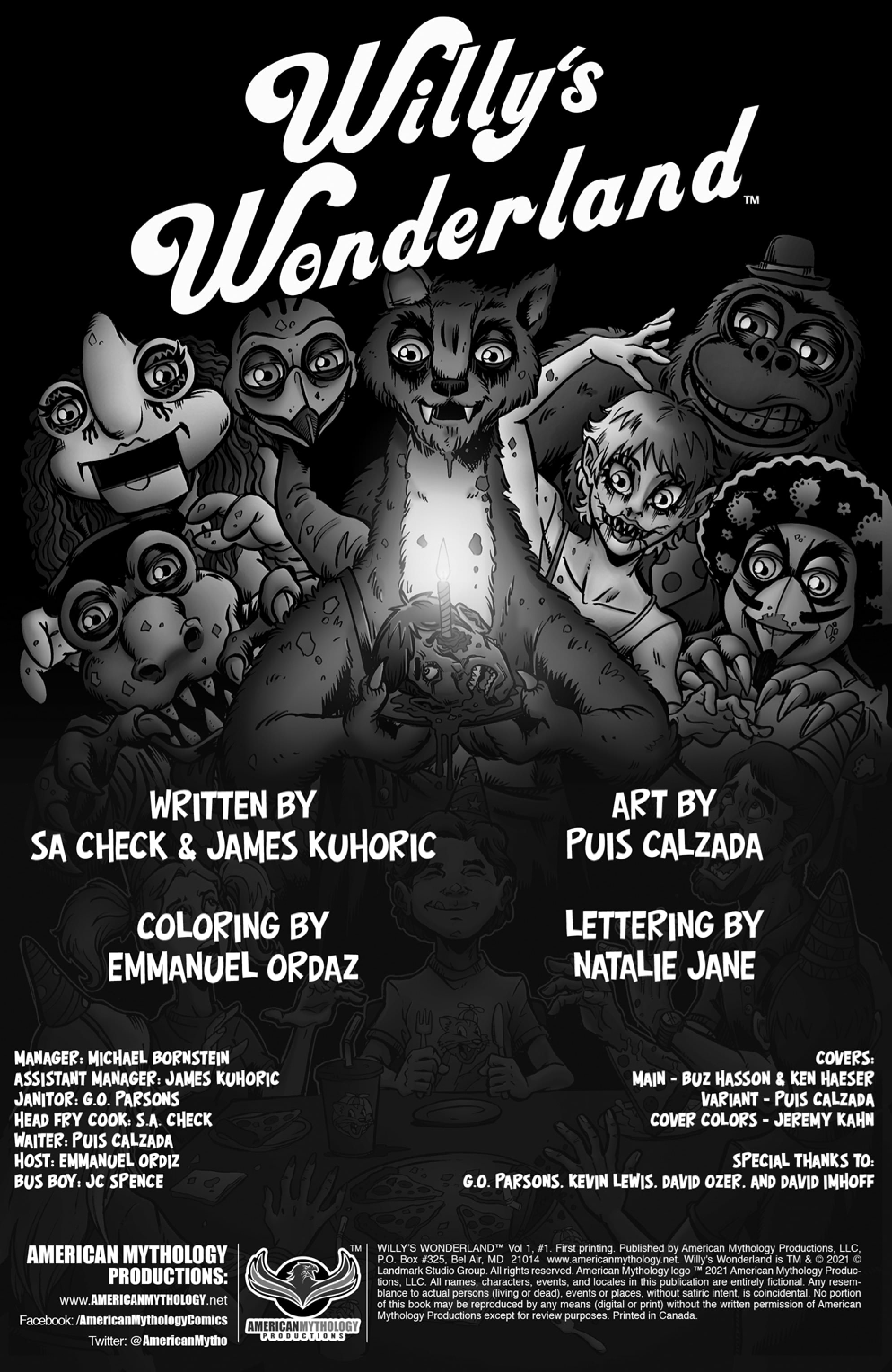 Willy's Wonderland (2021-): Chapter 1 - Page 2