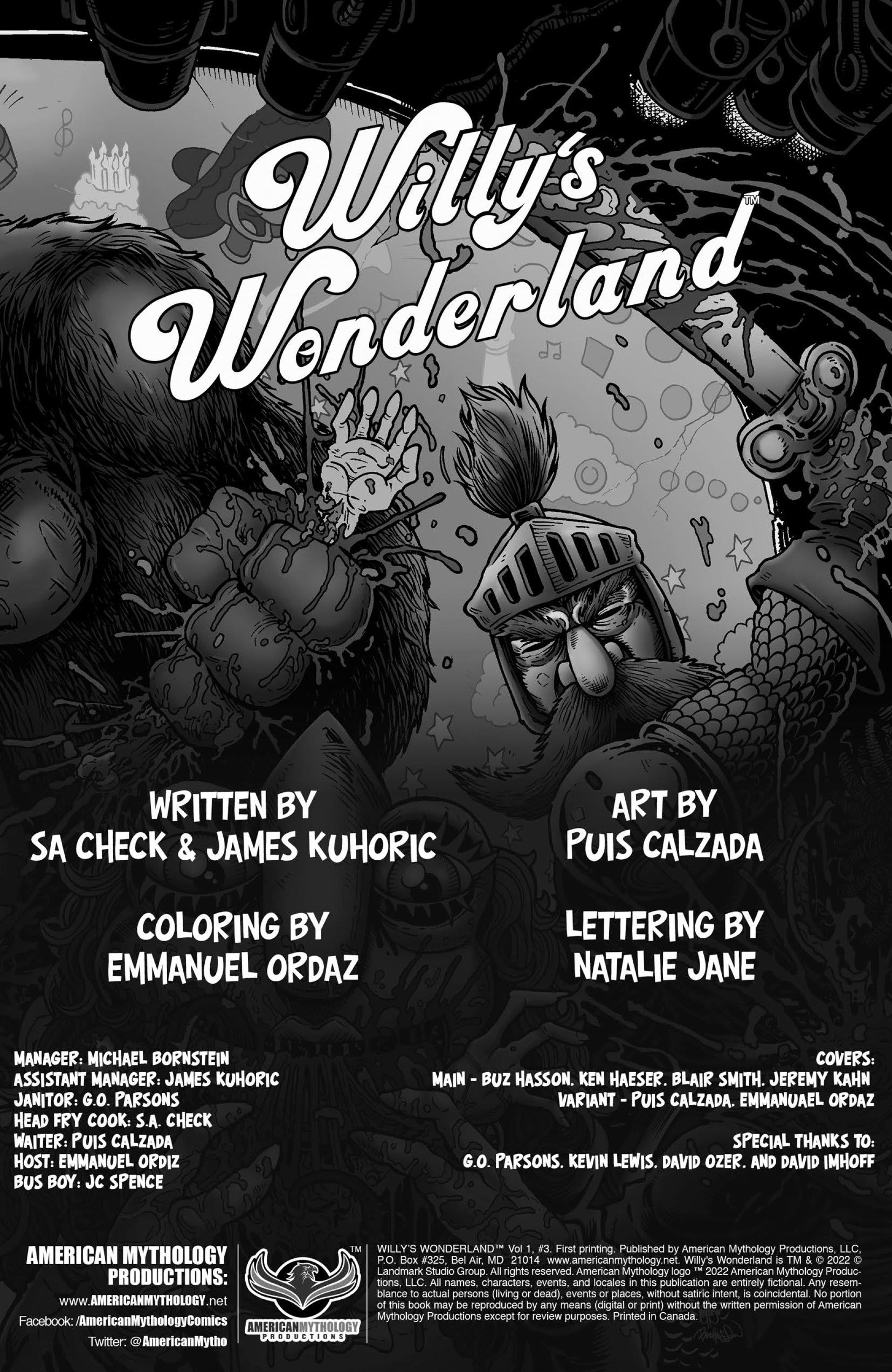 Willy's Wonderland (2021-): Chapter 3 - Page 2