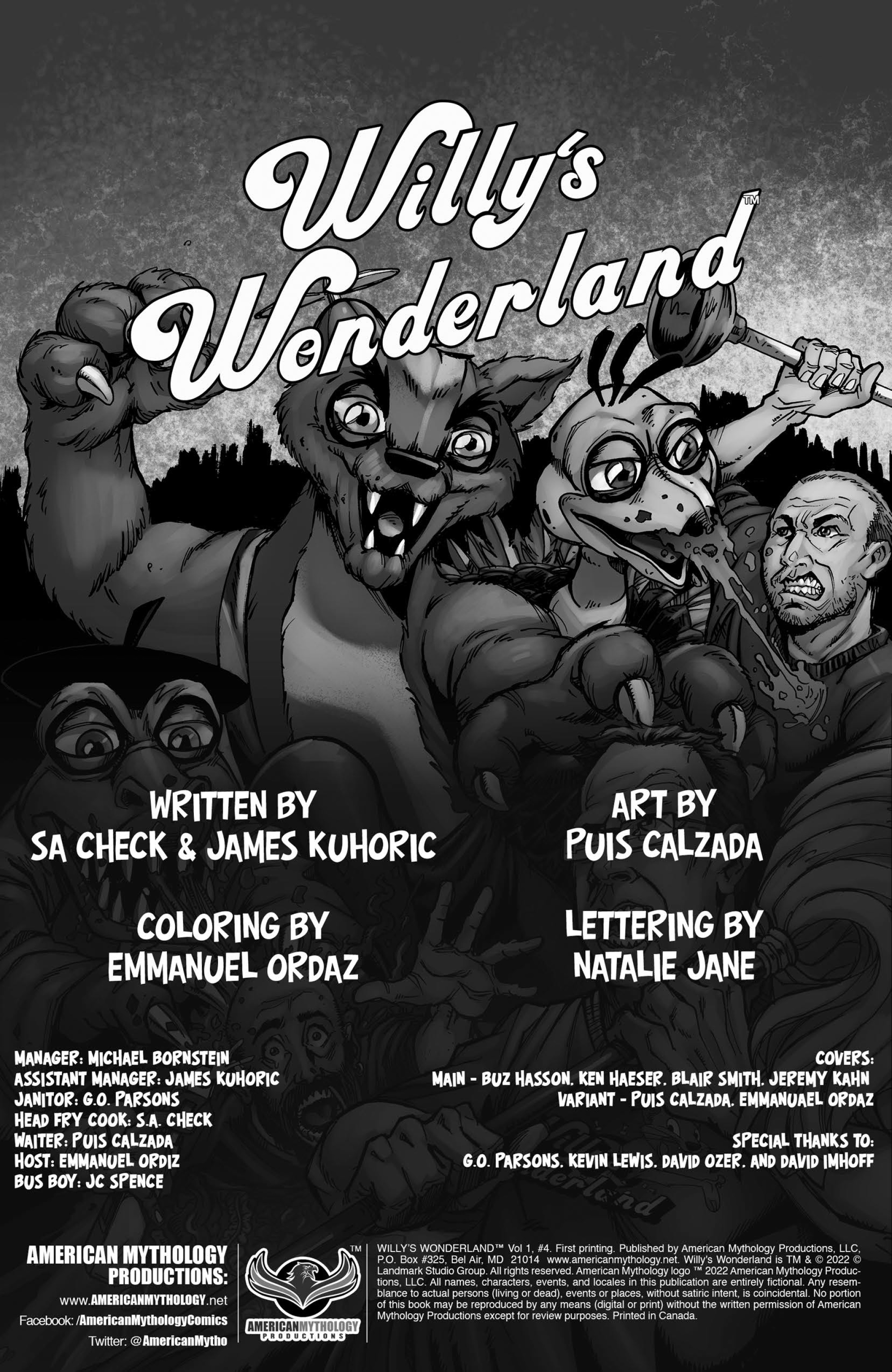 Willy's Wonderland (2021-) issue 4 - Page 2