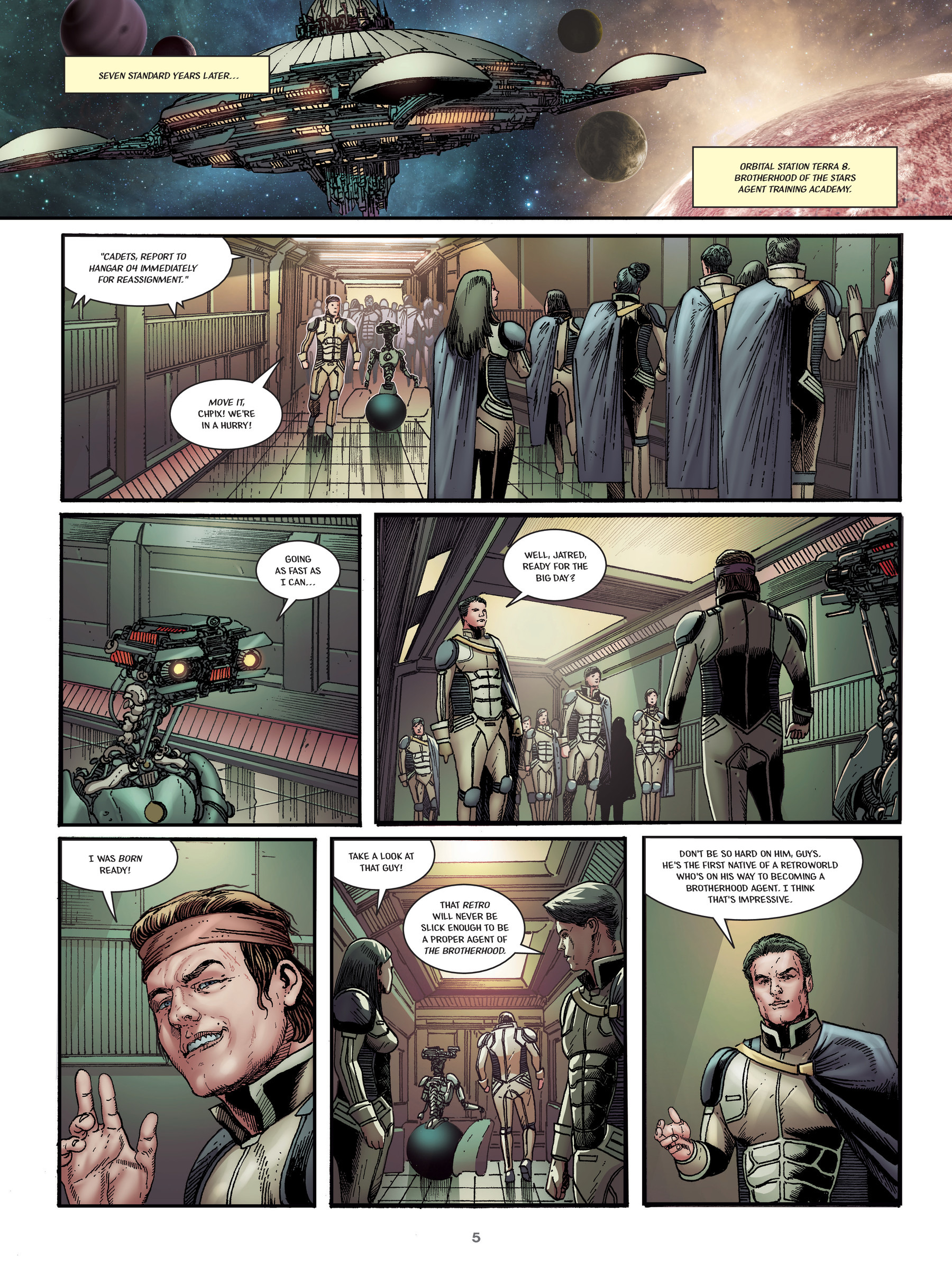 <{ $series->title }} issue 1 - Page 5