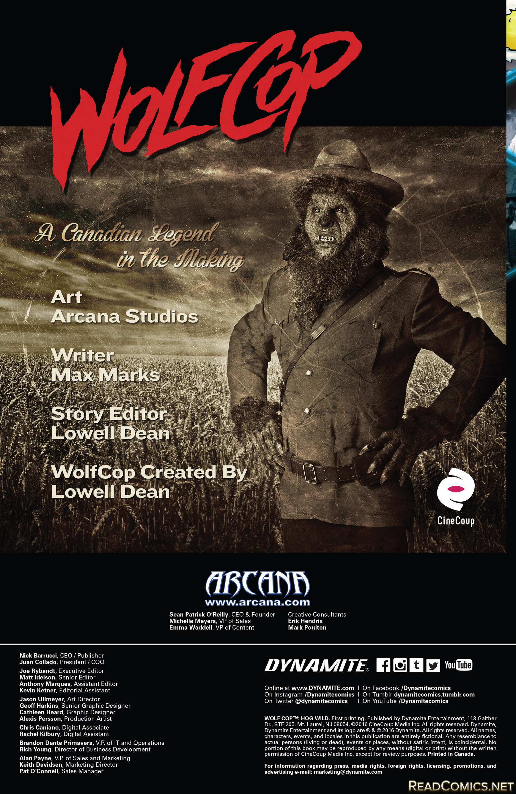 Wolfcop (2016-): Chapter 1 - Page 2