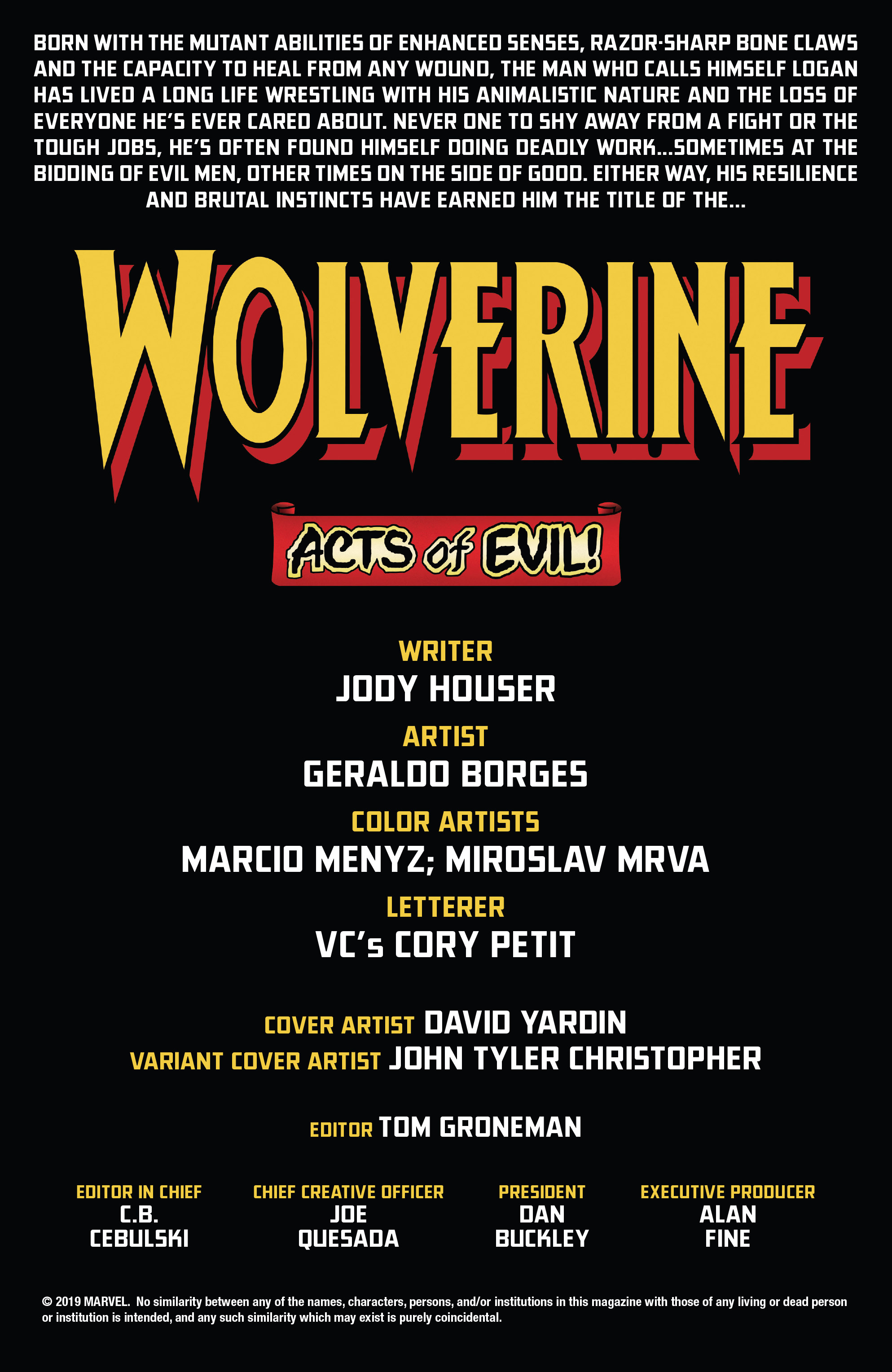 Wolverine Annual (2019): Chapter 1 - Page 2