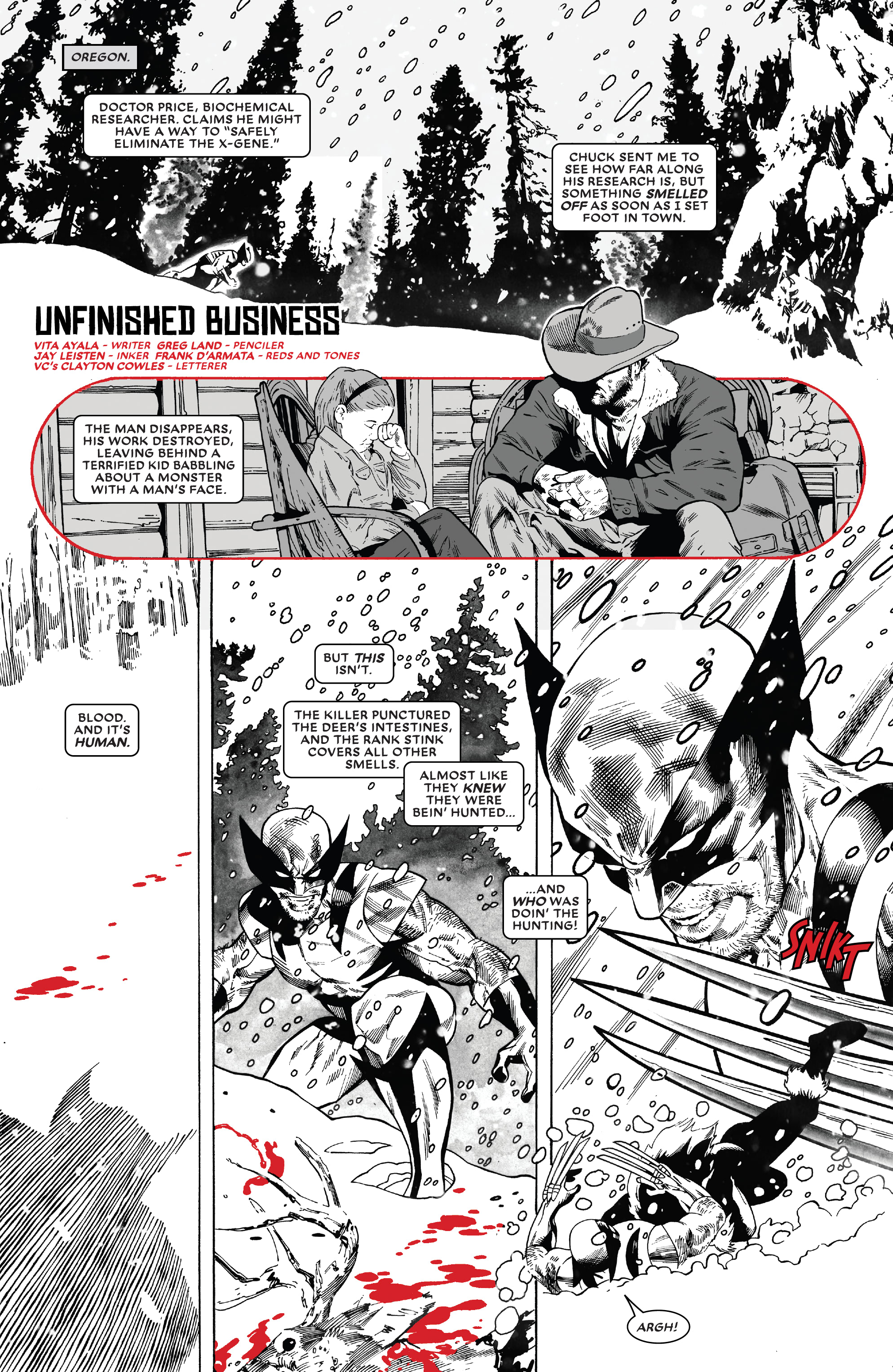 Wolverine: Black, White & Blood (2020-): Chapter 2 - Page 3