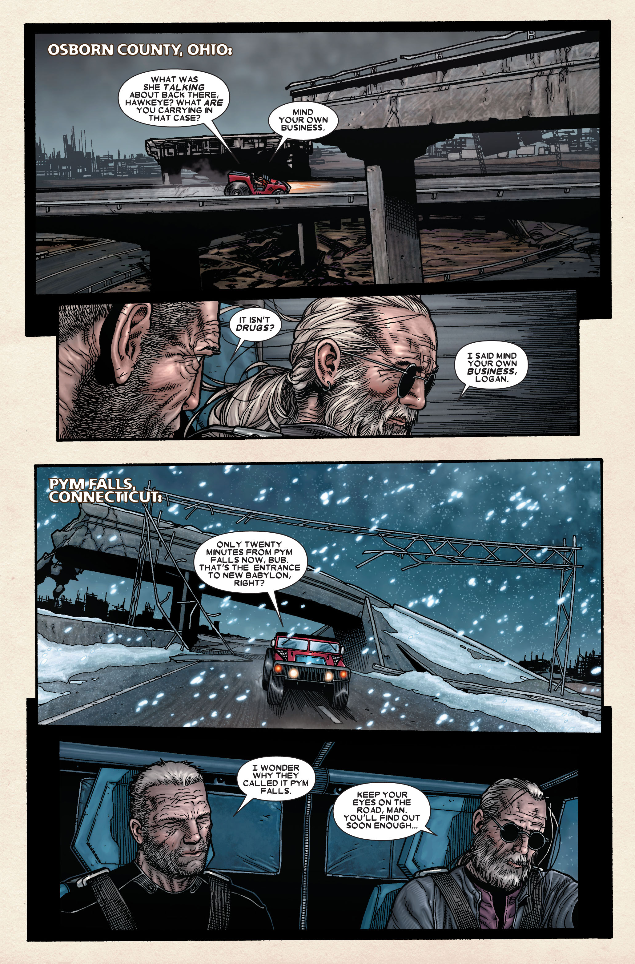 Wolverine: Old Man Logan (2011) issue 1 - Page 128