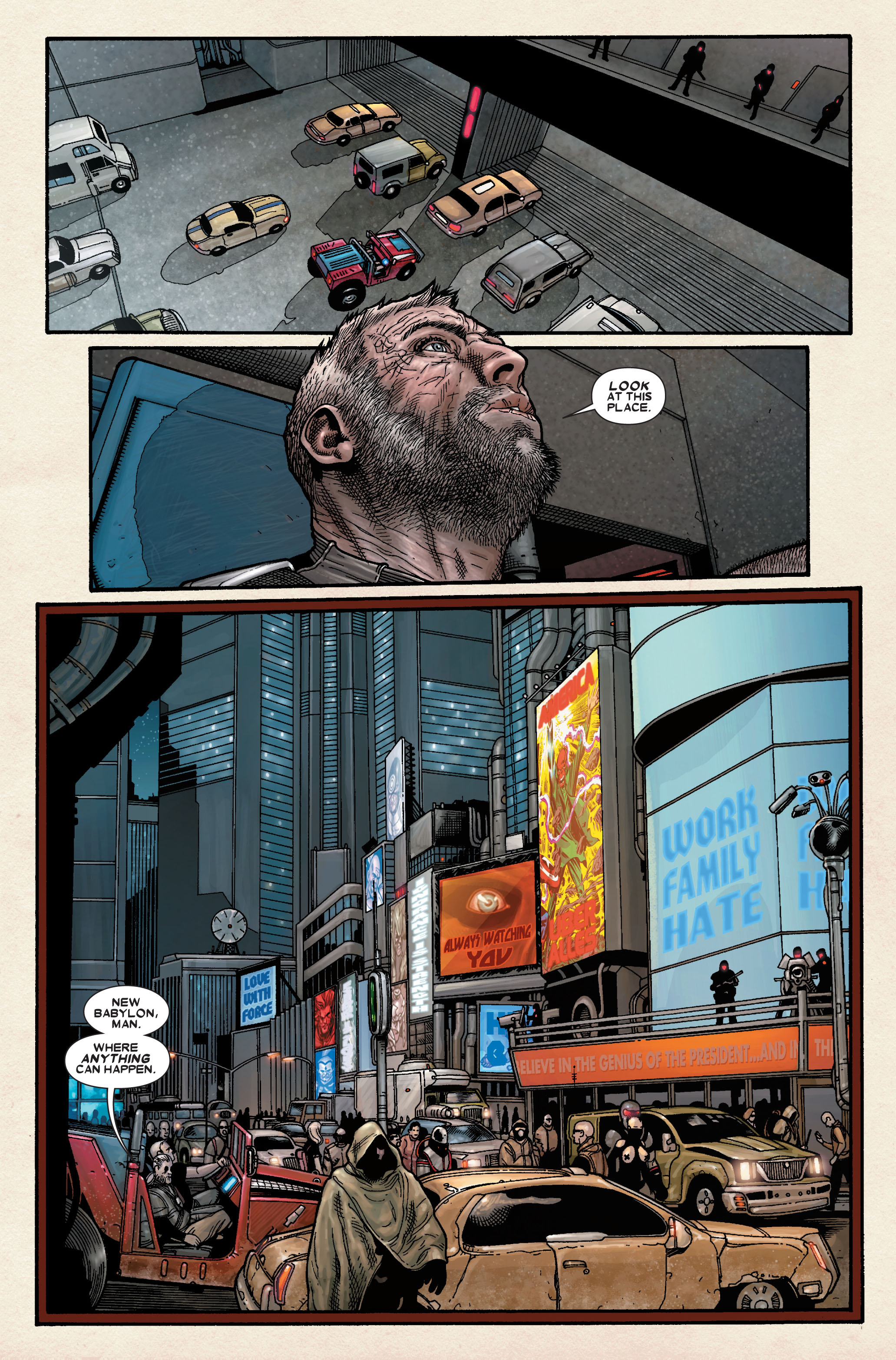 Wolverine: Old Man Logan (2011) issue 1 - Page 130