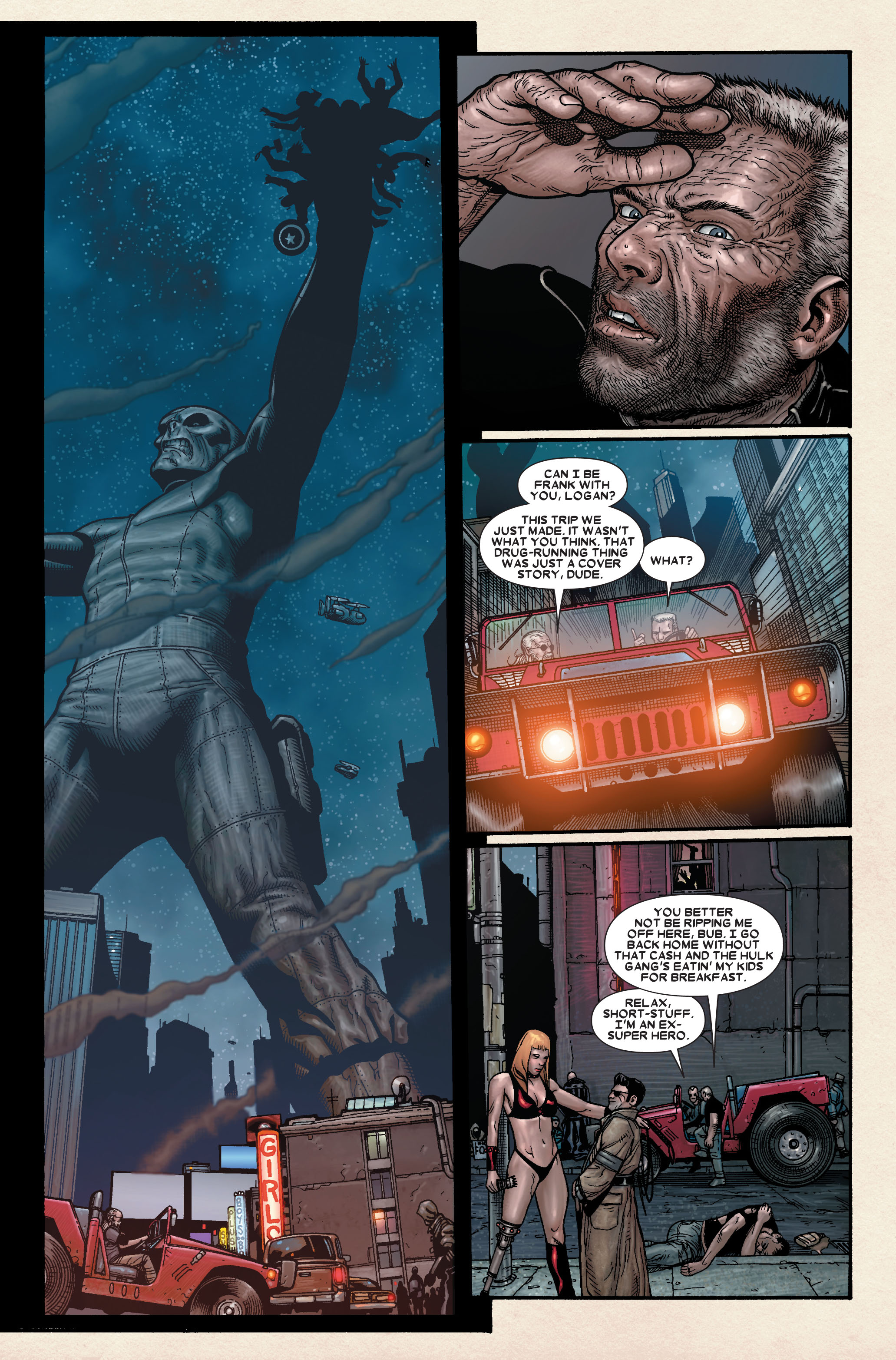 Wolverine: Old Man Logan (2011) issue 1 - Page 131