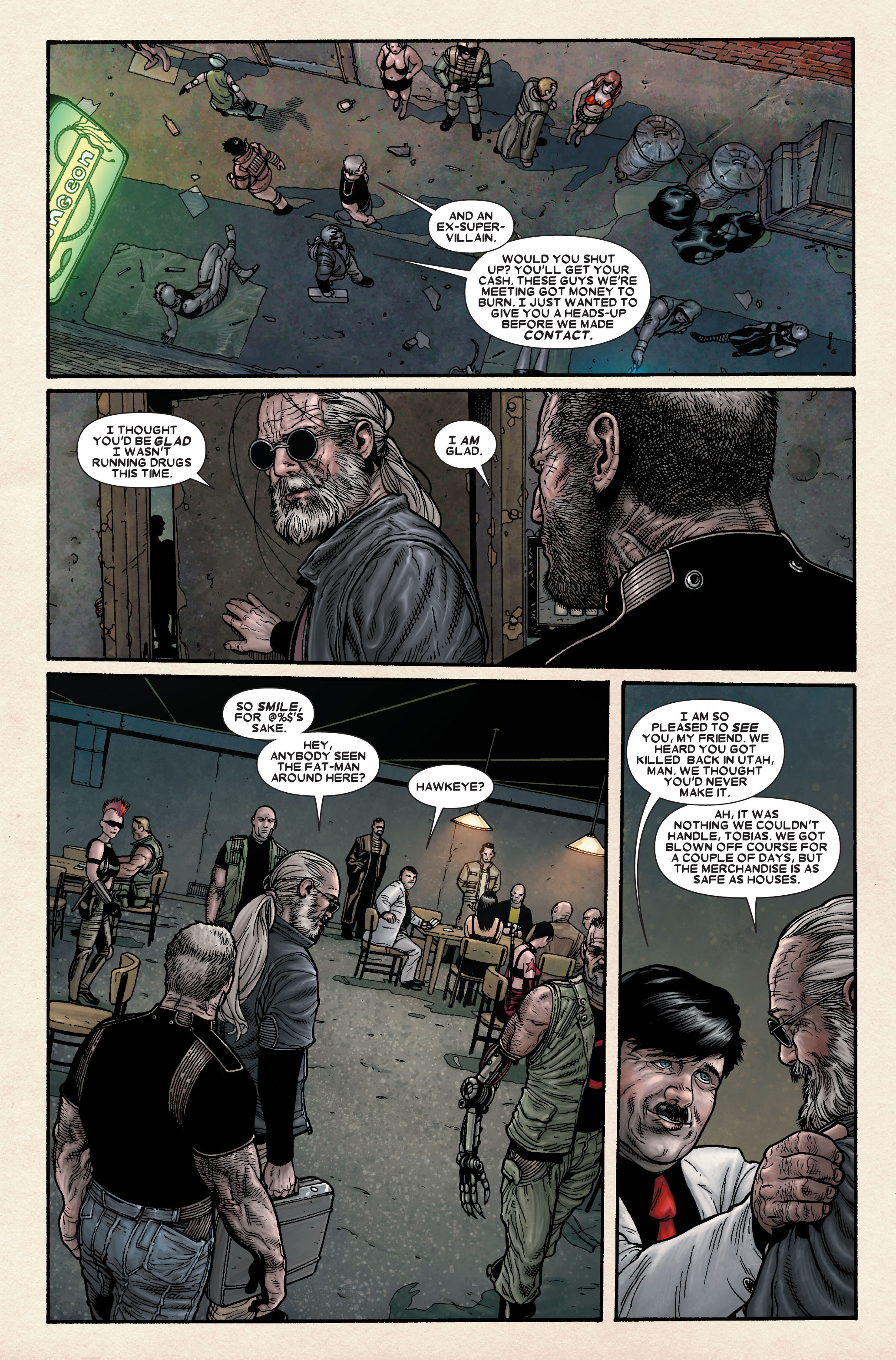 Wolverine: Old Man Logan (2011) issue 1 - Page 132