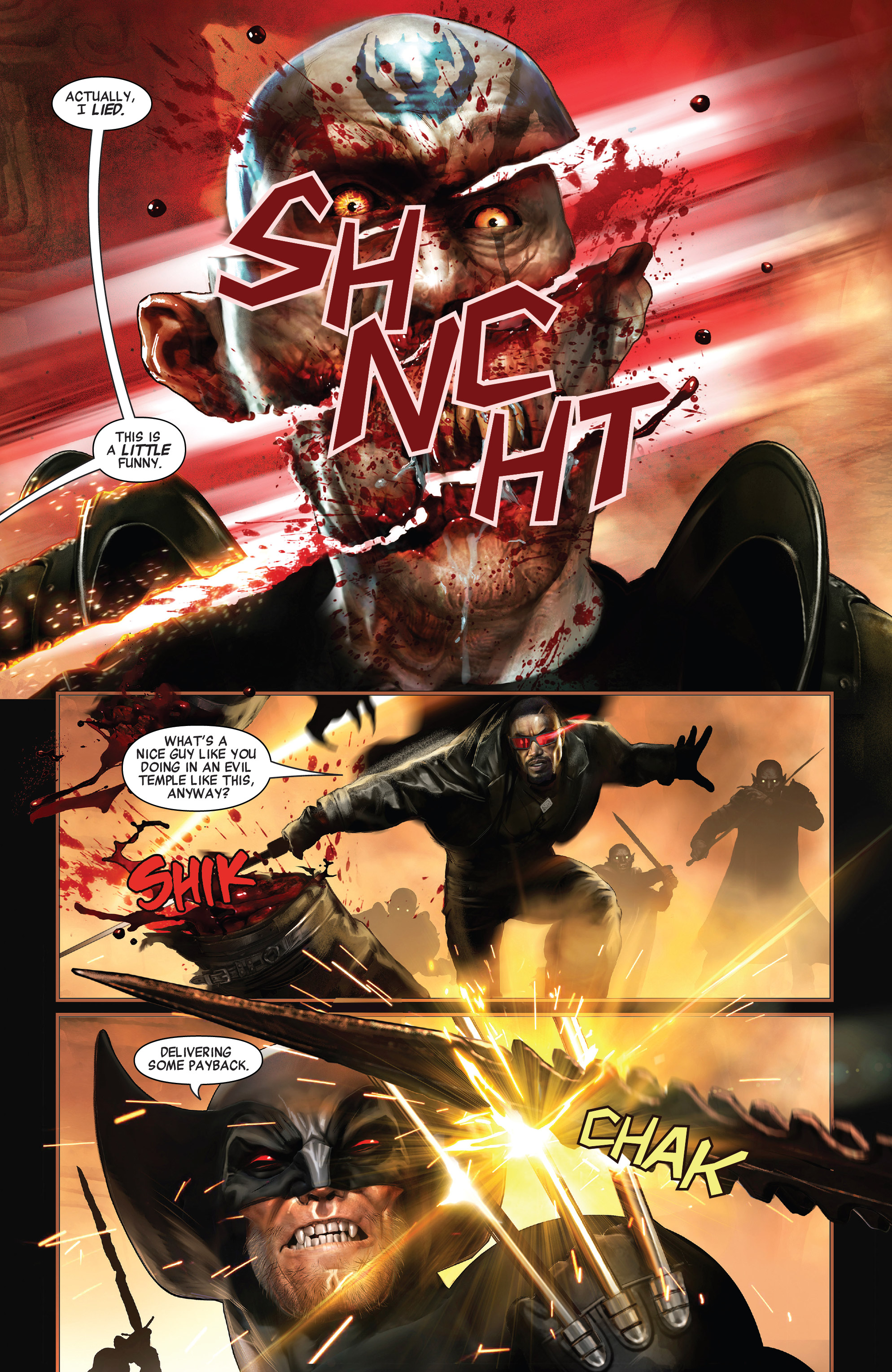 Wolverine Vs. Blade Special (2019): Chapter 1 - Page 4
