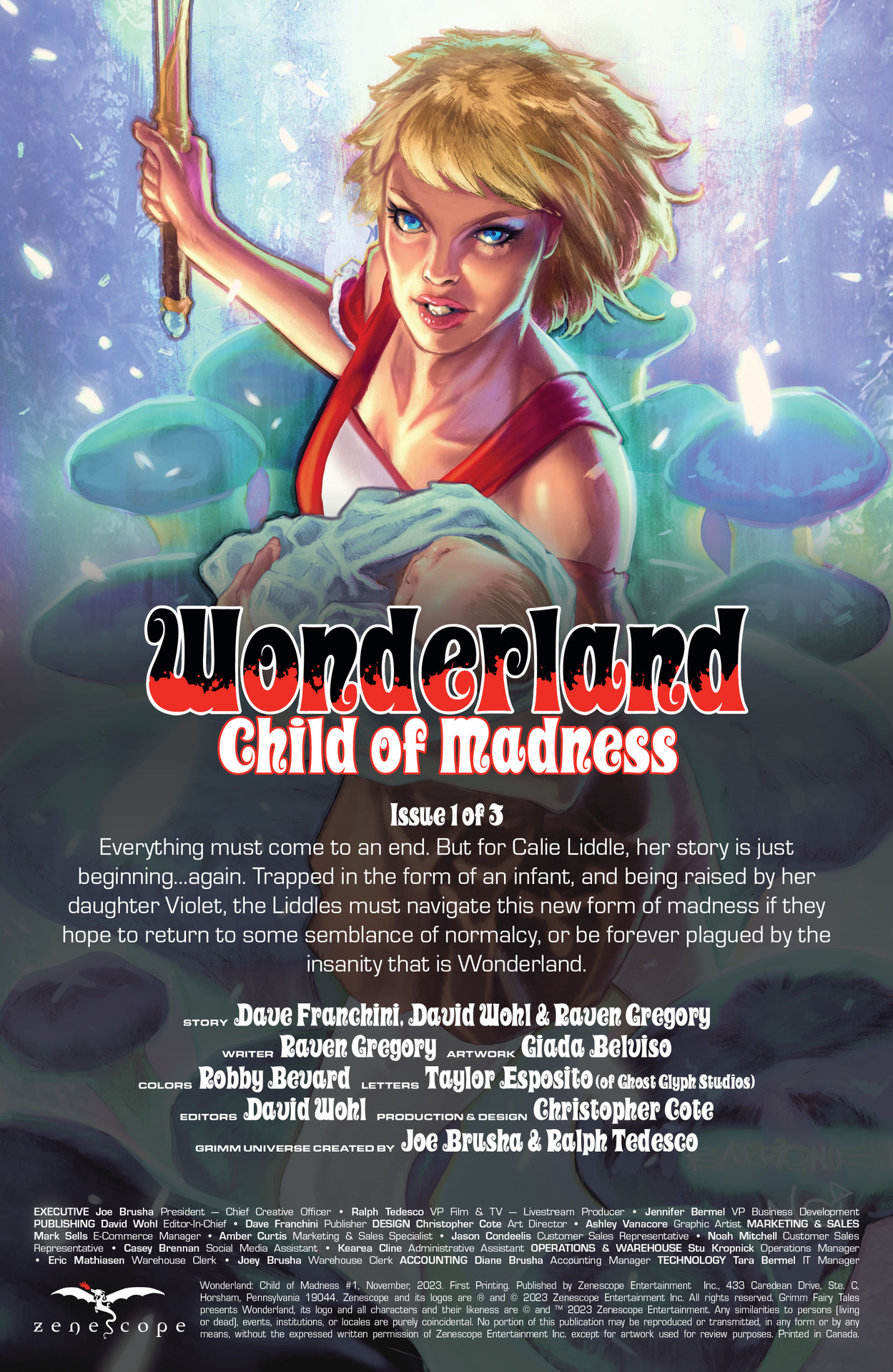 Wonderland: Child of Madness (2023-) issue 1 - Page 2