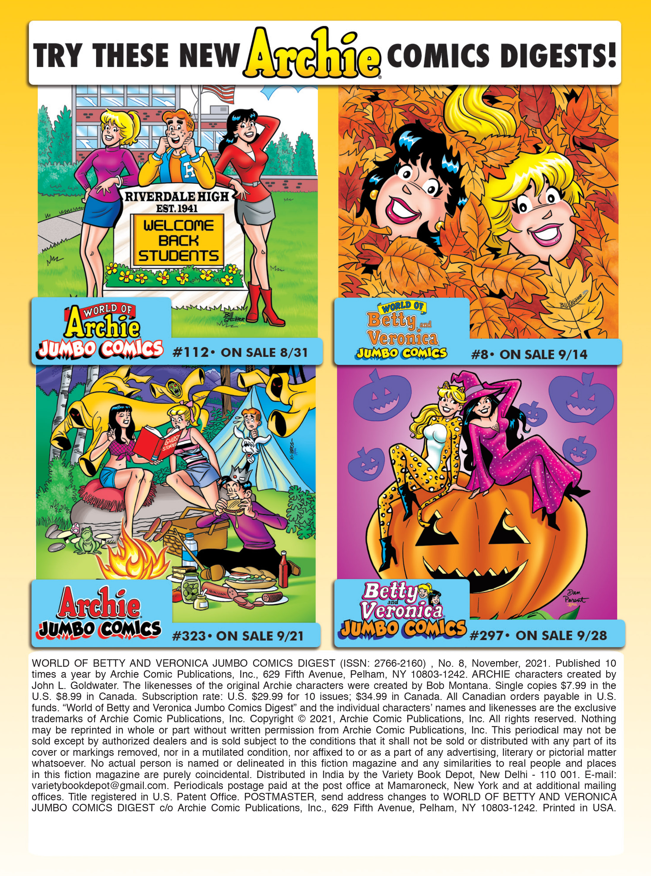 World of Betty & Veronica Digest (2021-) issue 8 - Page 182