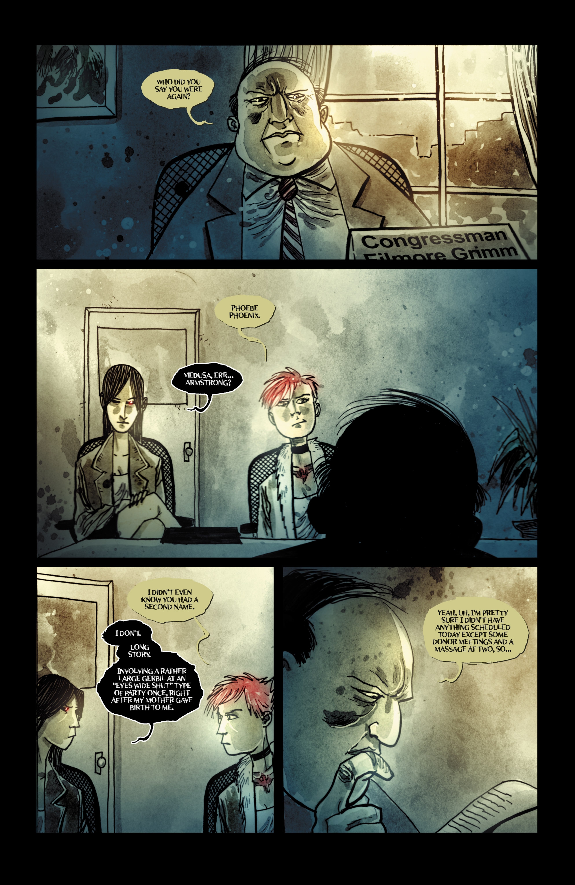 Wormwood, Gentleman Corpse: Mr. Wormwood Goes to Washington (2017) issue 2 - Page 14