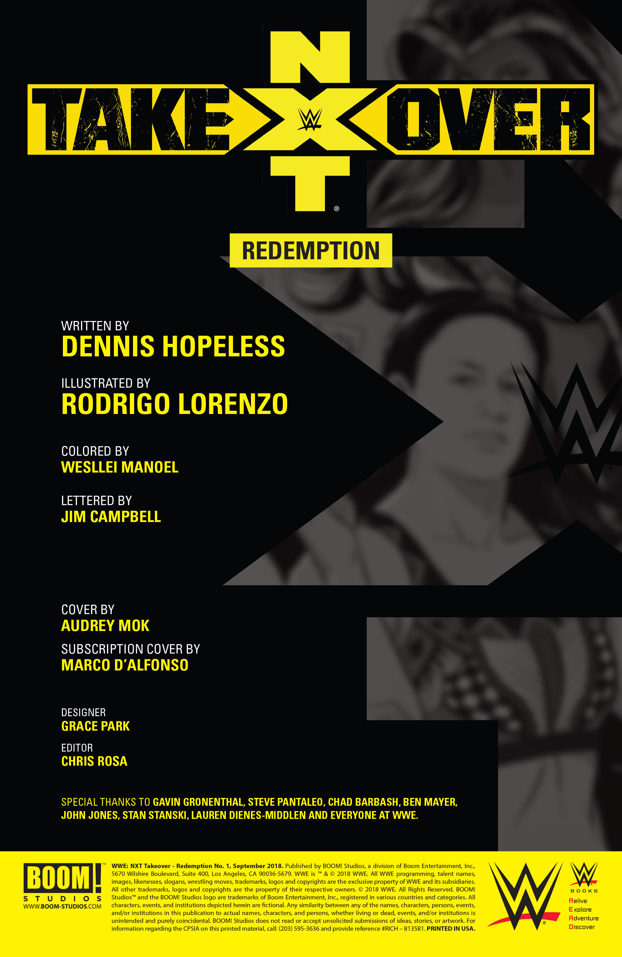 WWE: NXT Takeover: Redemption (2018): Chapter 1 - Page 2