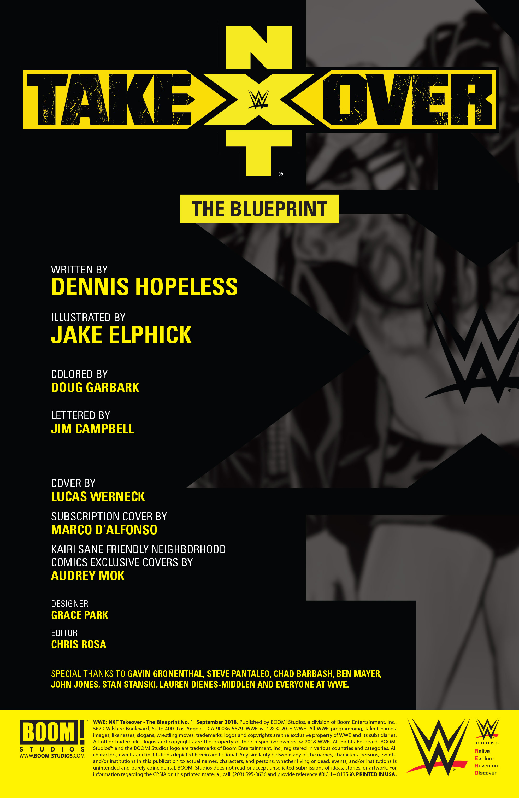 WWE: NXT Takeover: The Blueprint (2018): Chapter 1 - Page 2