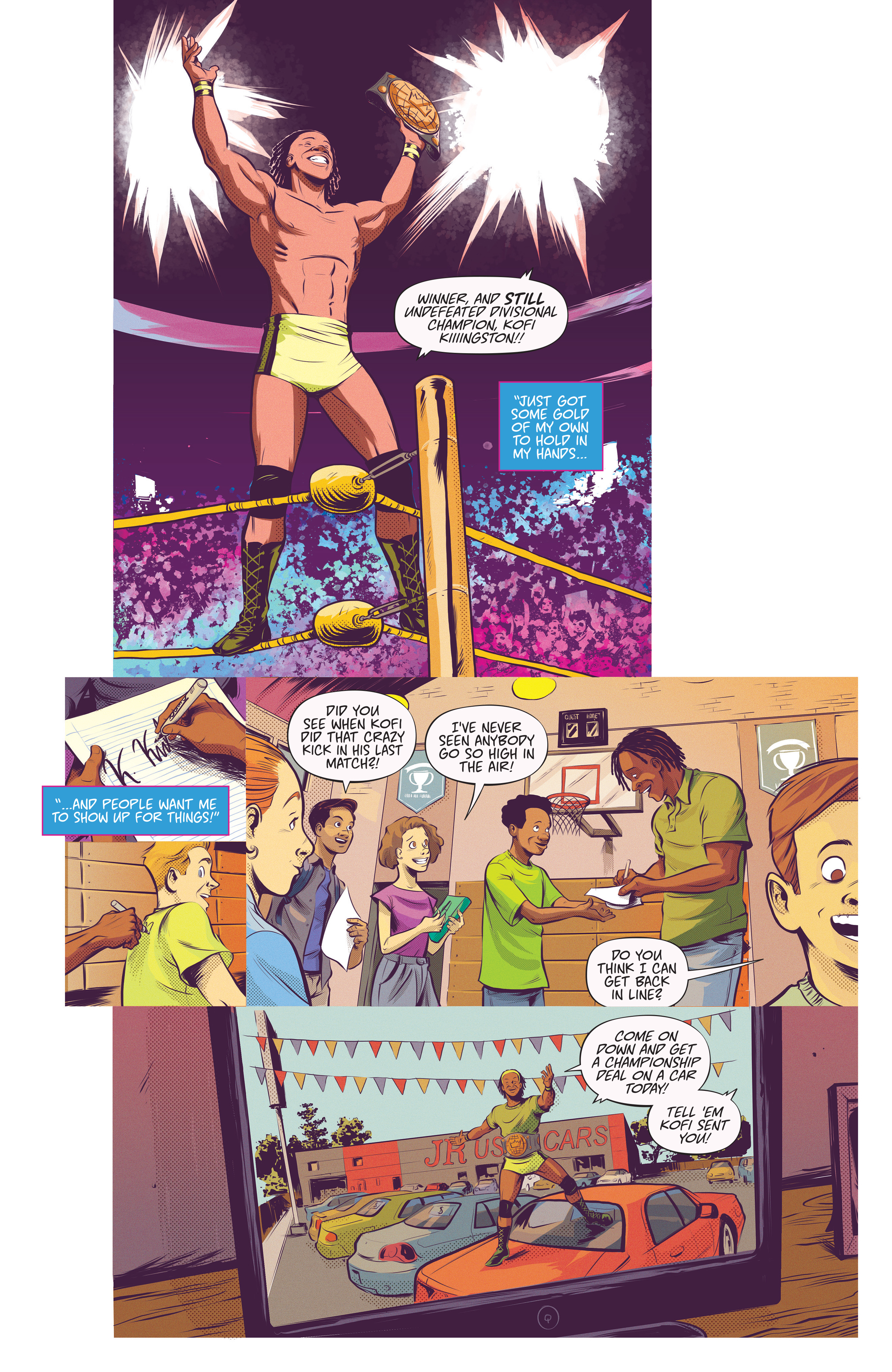 WWE The New Day: Power of Positivity (2021-) issue 1 - Page 20