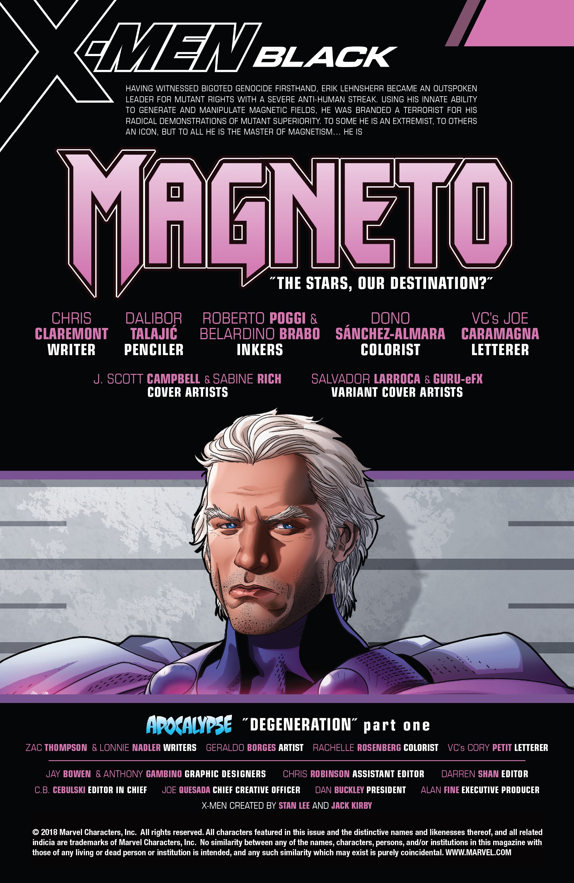 X-Men: Black - Magneto (2018): Chapter 1 - Page 2