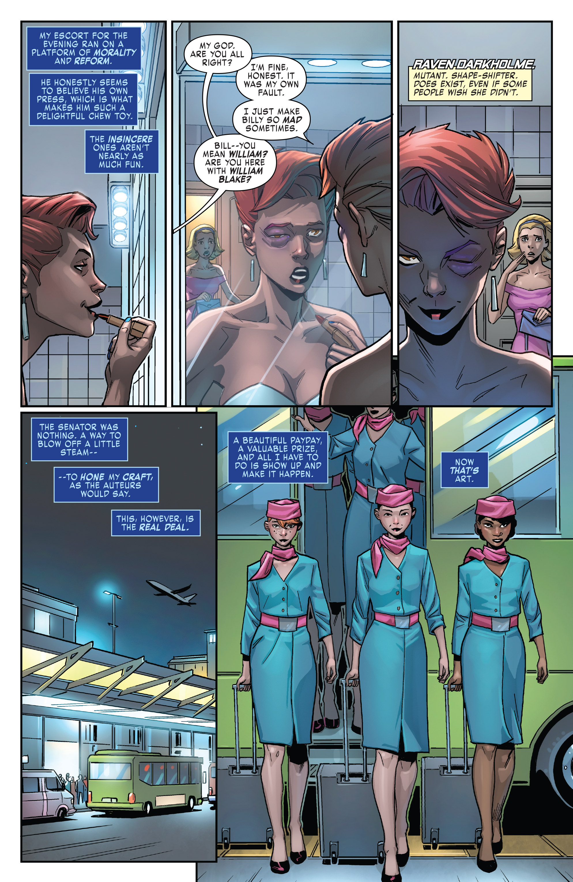 X-Men: Black - Mystique (2018): Chapter 1 - Page 4