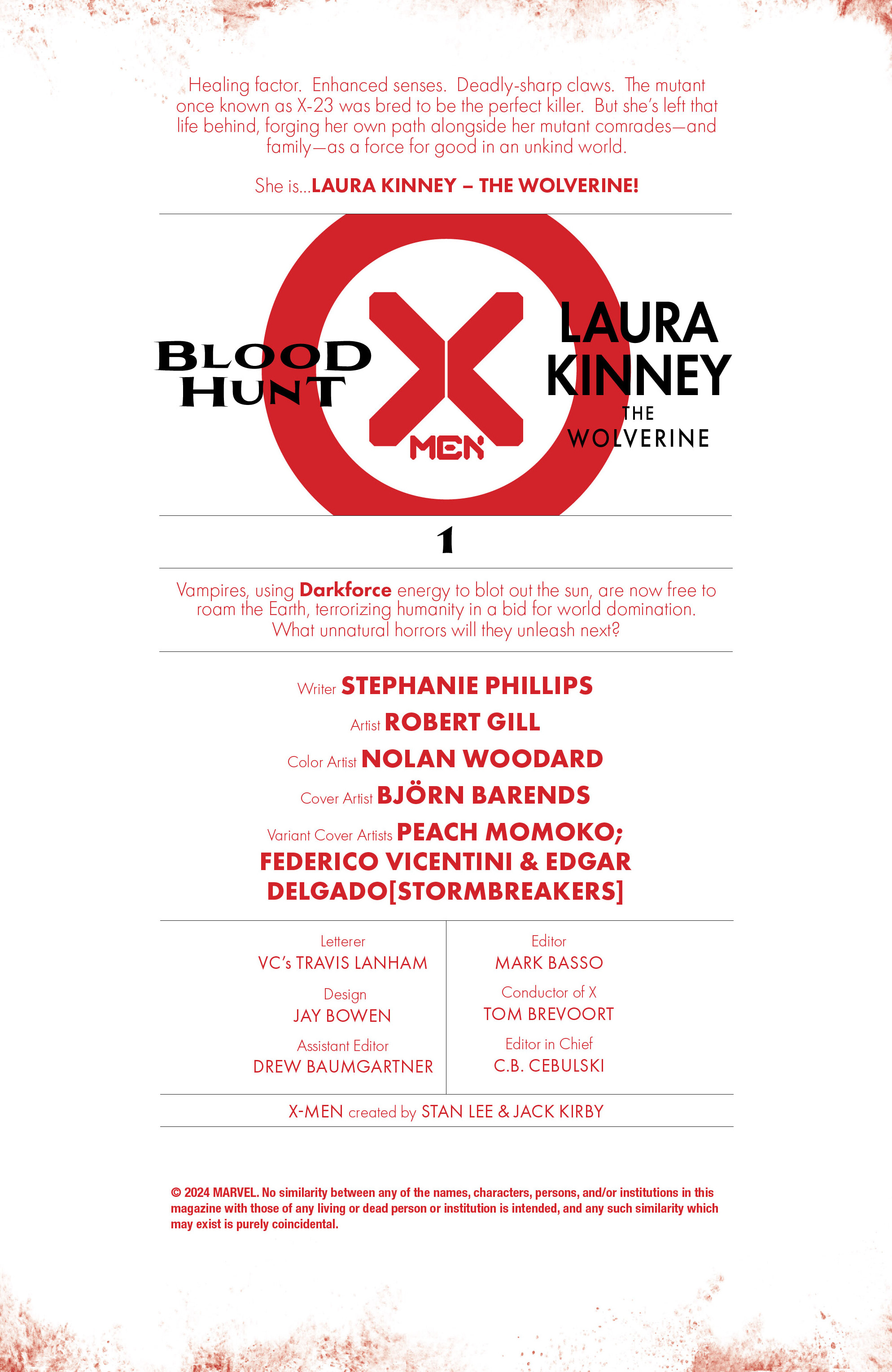 X-Men: Blood Hunt - Laura Kinney The Wolverine (2024-) issue 1 - Page 3